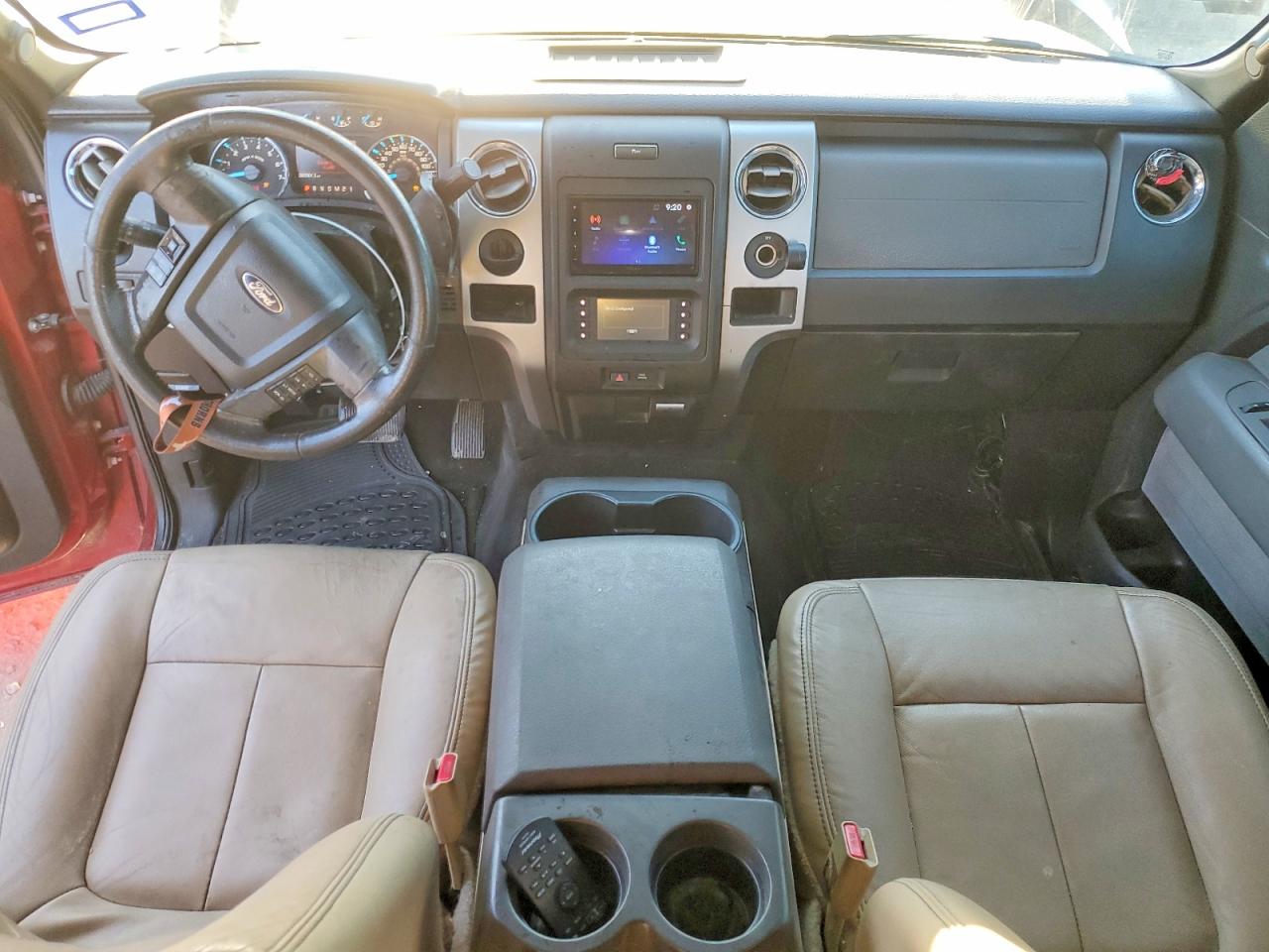 2013 Ford F150 Supercrew Maroon vin: 1FTEW1CM1DFE03660