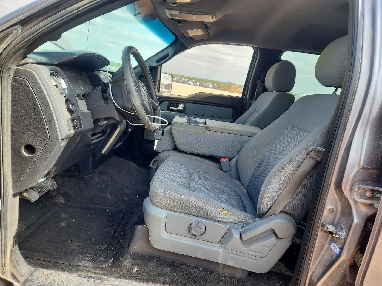 2013 Ford F150 Supercrew Gray vin: 1FTEW1CM1DKE16173