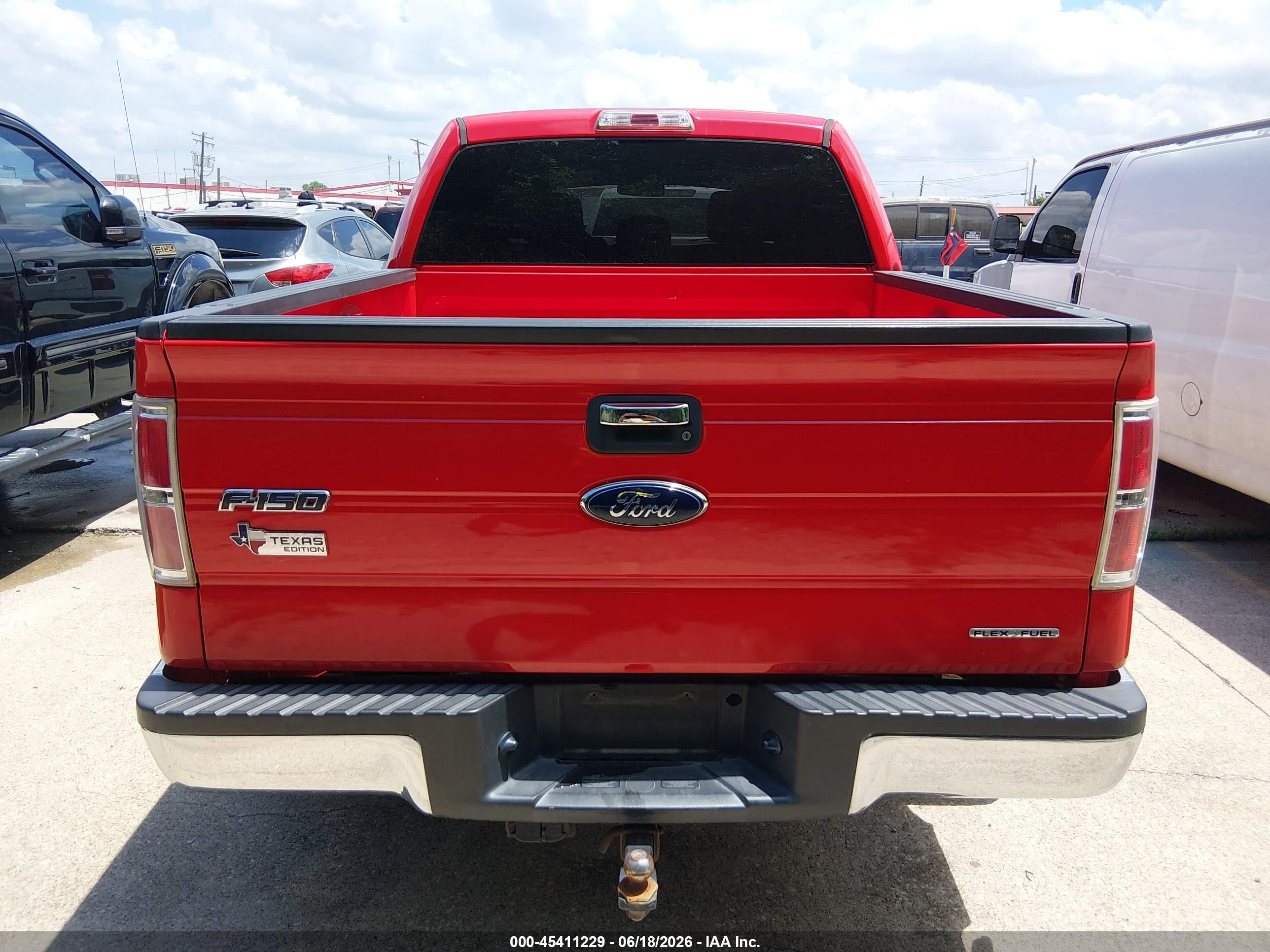 2013 Ford F-150 Xl/xlt Red vin: 1FTEW1CM1DKF71290