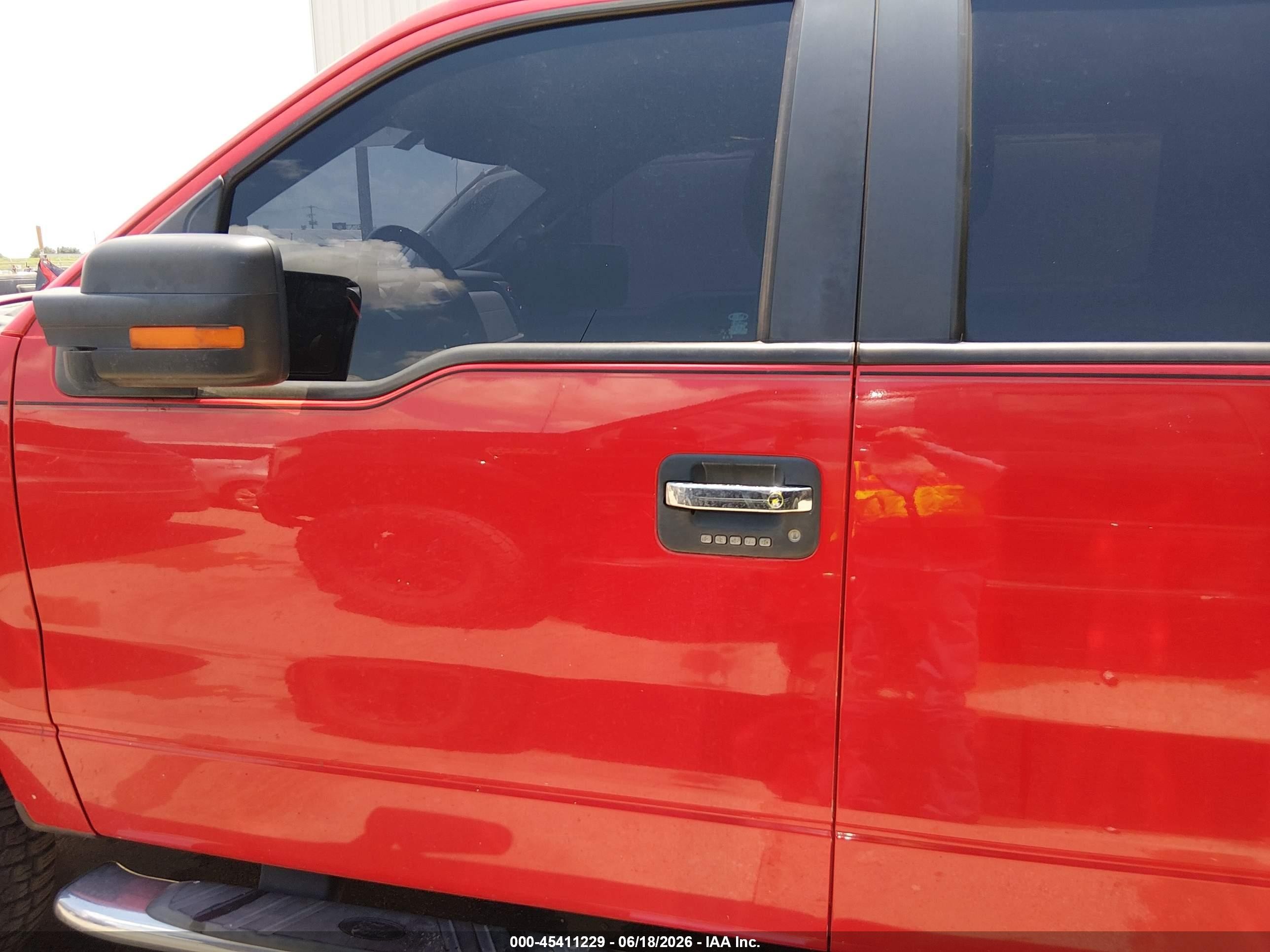 2013 Ford F-150 Xl/xlt Red vin: 1FTEW1CM1DKF71290