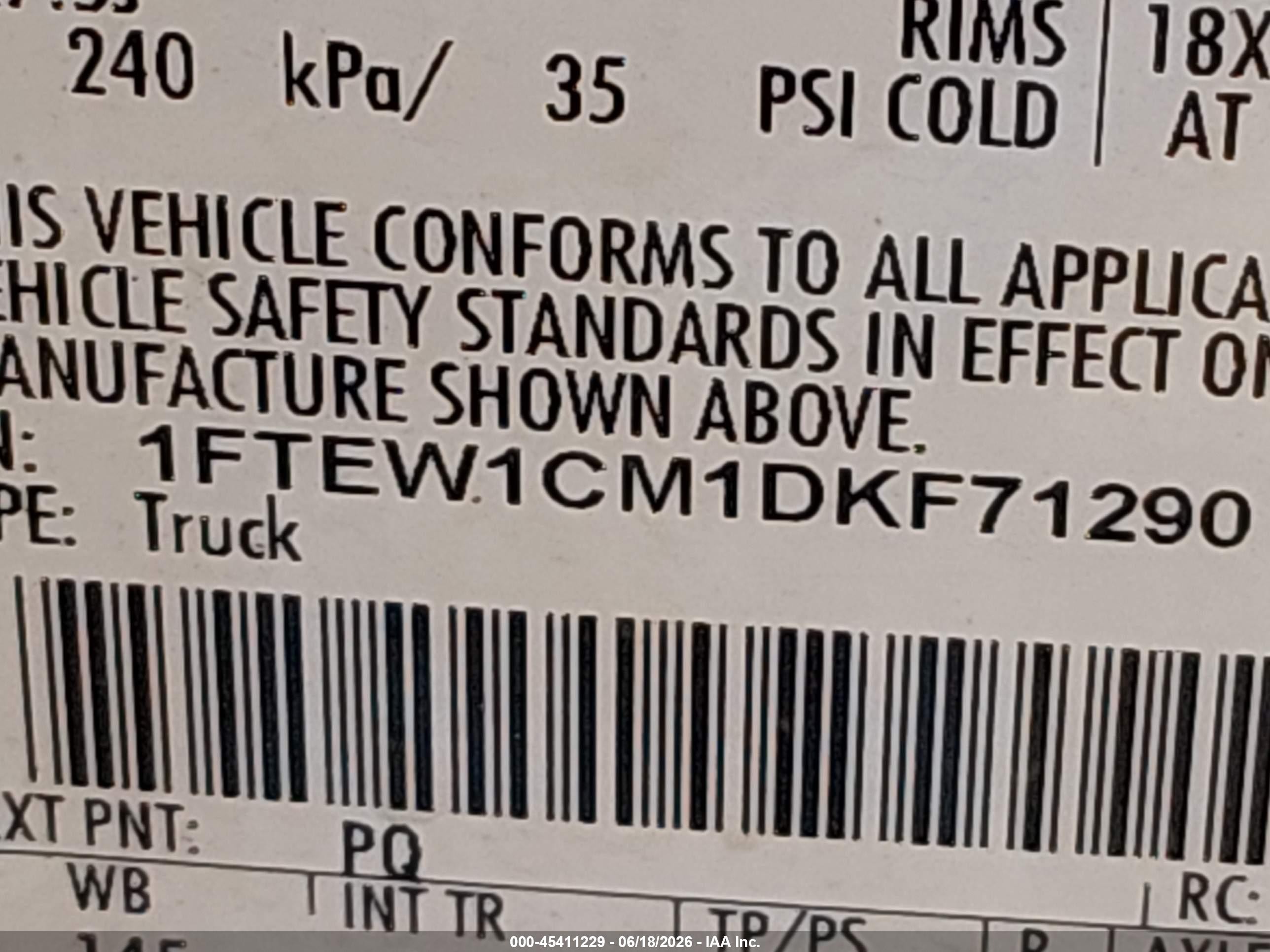 2013 Ford F-150 Xl/xlt Red vin: 1FTEW1CM1DKF71290