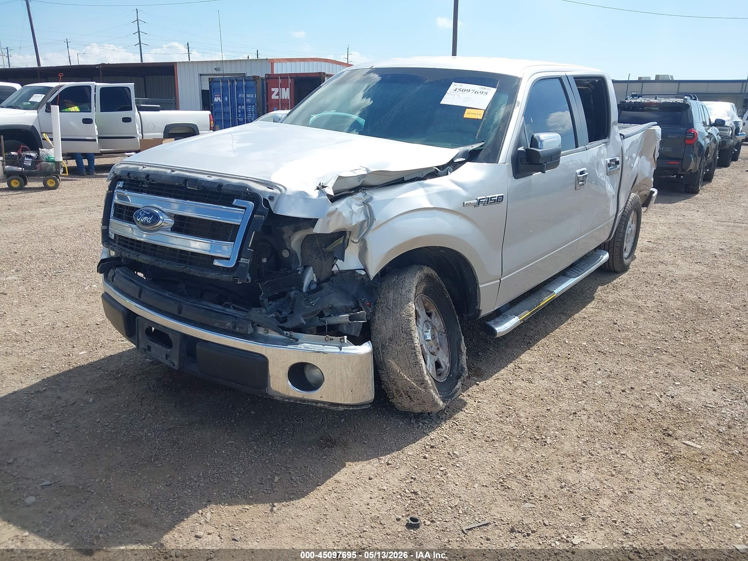 2014 Ford F-150 Xlt Silver vin: 1FTEW1CM1EFA48684