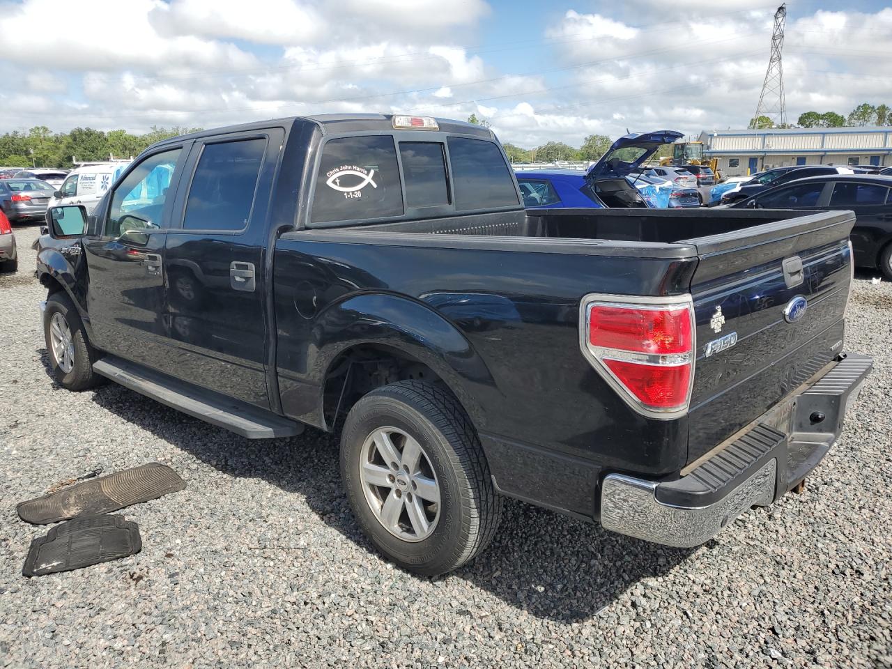 2014 Ford F150 Supercrew Black vin: 1FTEW1CM1EFA78106