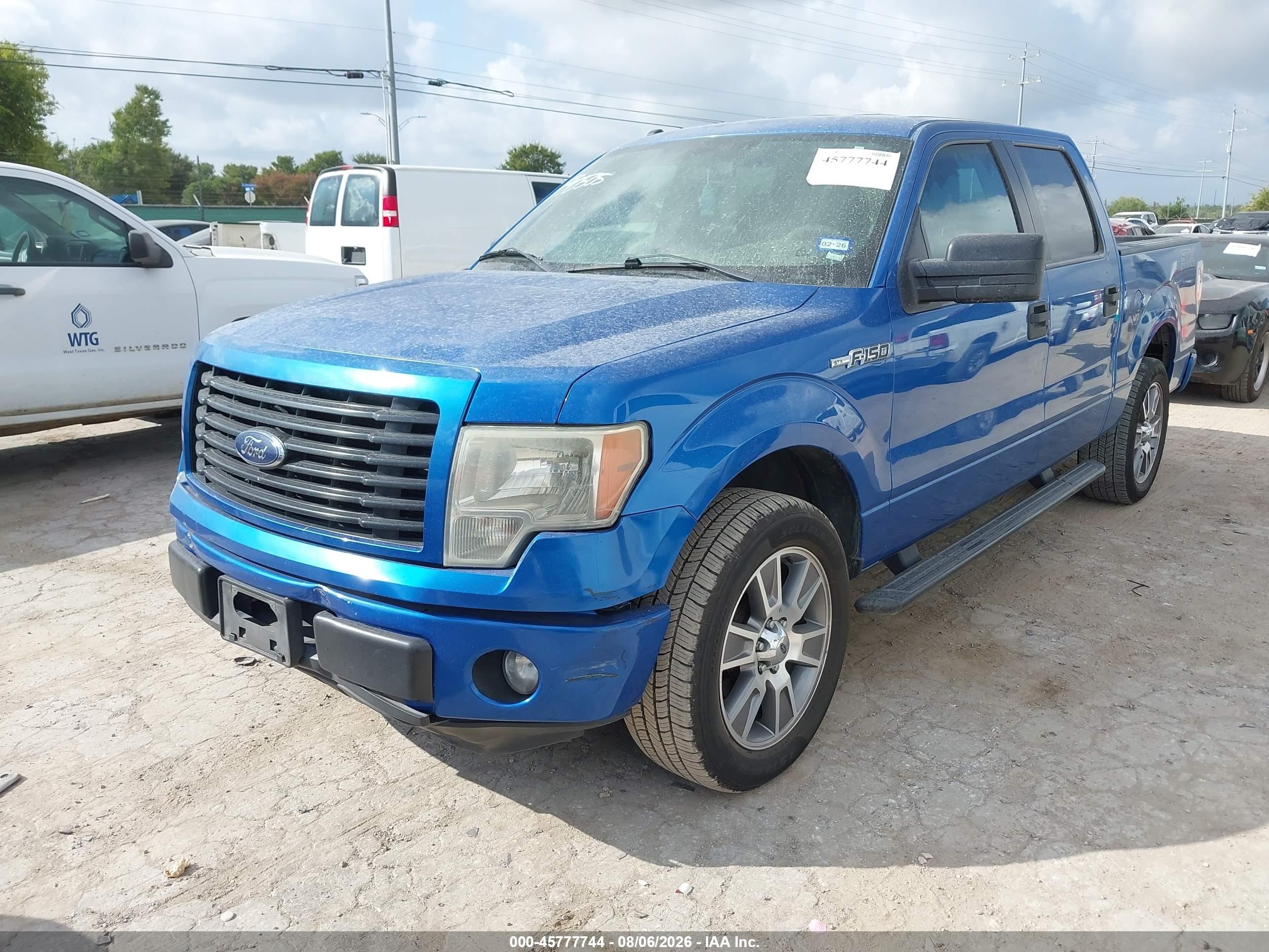 2014 Ford F-150 Stx Blue vin: 1FTEW1CM1EKF90505