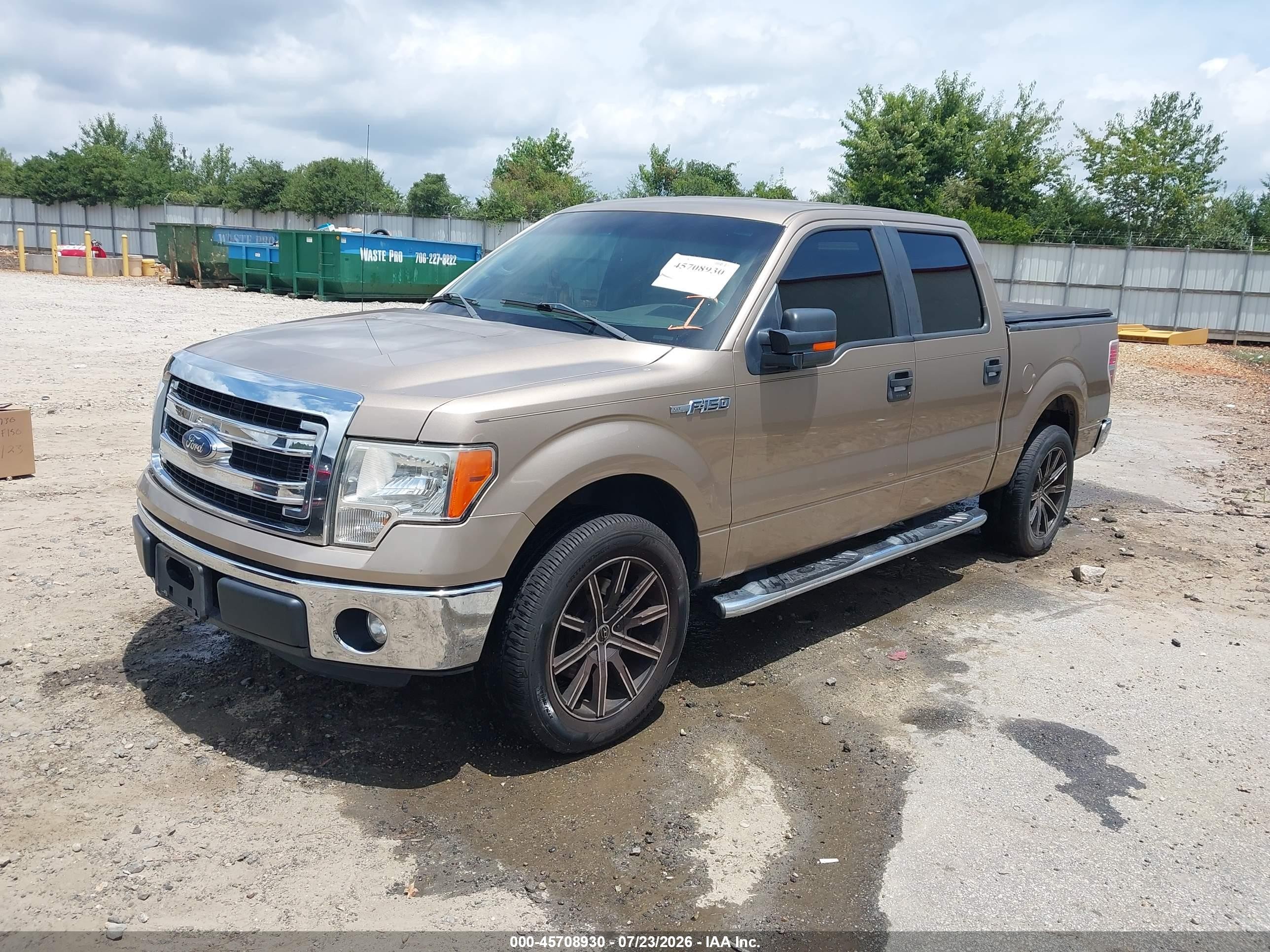 2013 Ford F-150 Xlt Gold vin: 1FTEW1CM2DFD77733