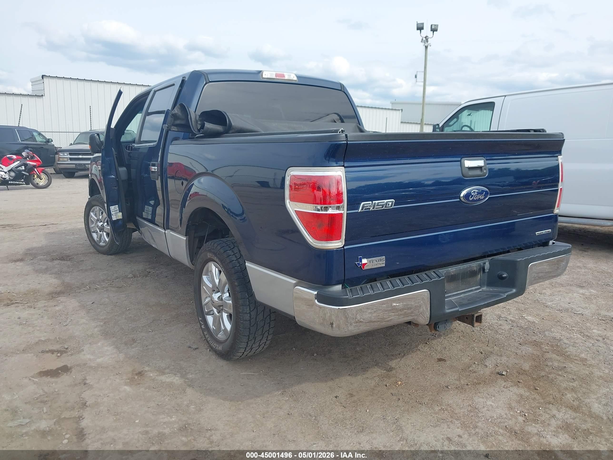 2013 Ford F-150 Xlt Blue vin: 1FTEW1CM2DKE44256
