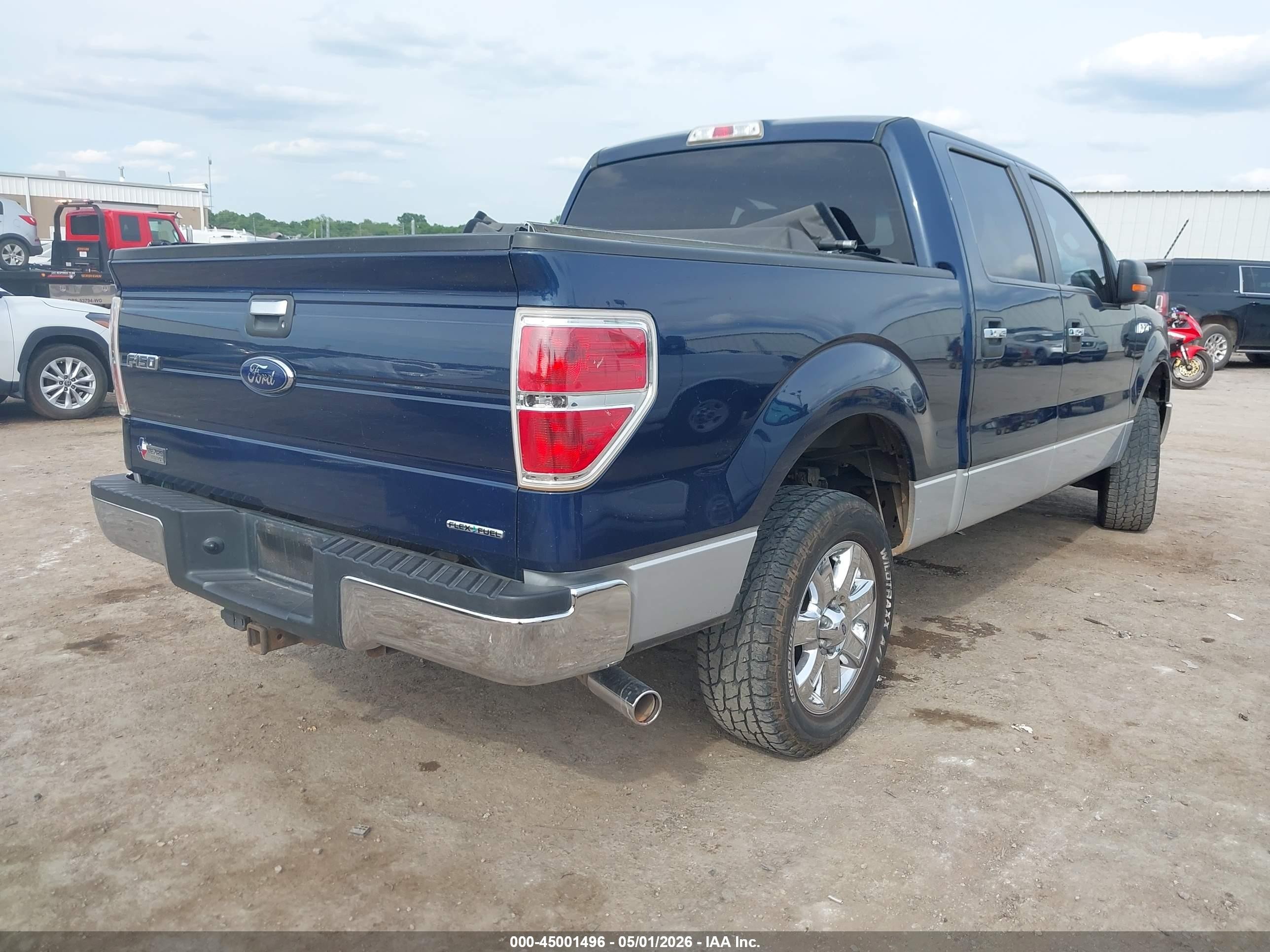 2013 Ford F-150 Xlt Blue vin: 1FTEW1CM2DKE44256