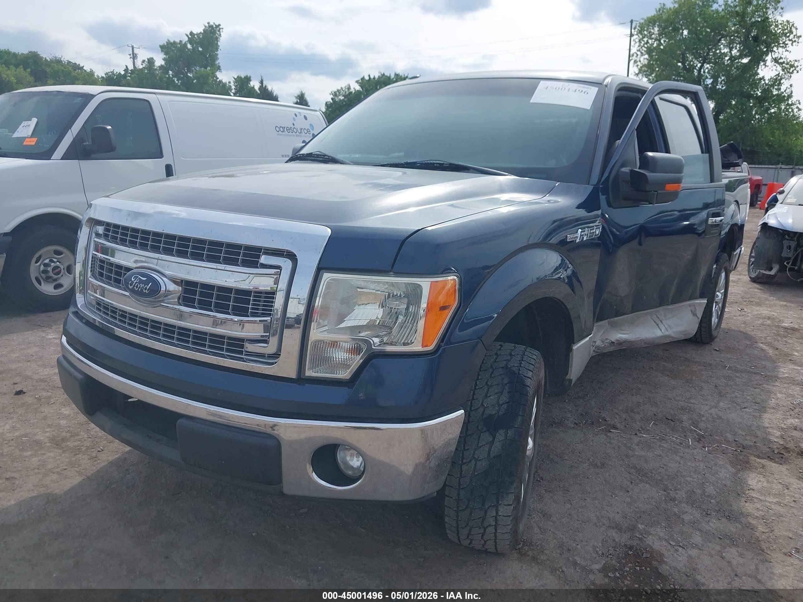 2013 Ford F-150 Xlt Blue vin: 1FTEW1CM2DKE44256