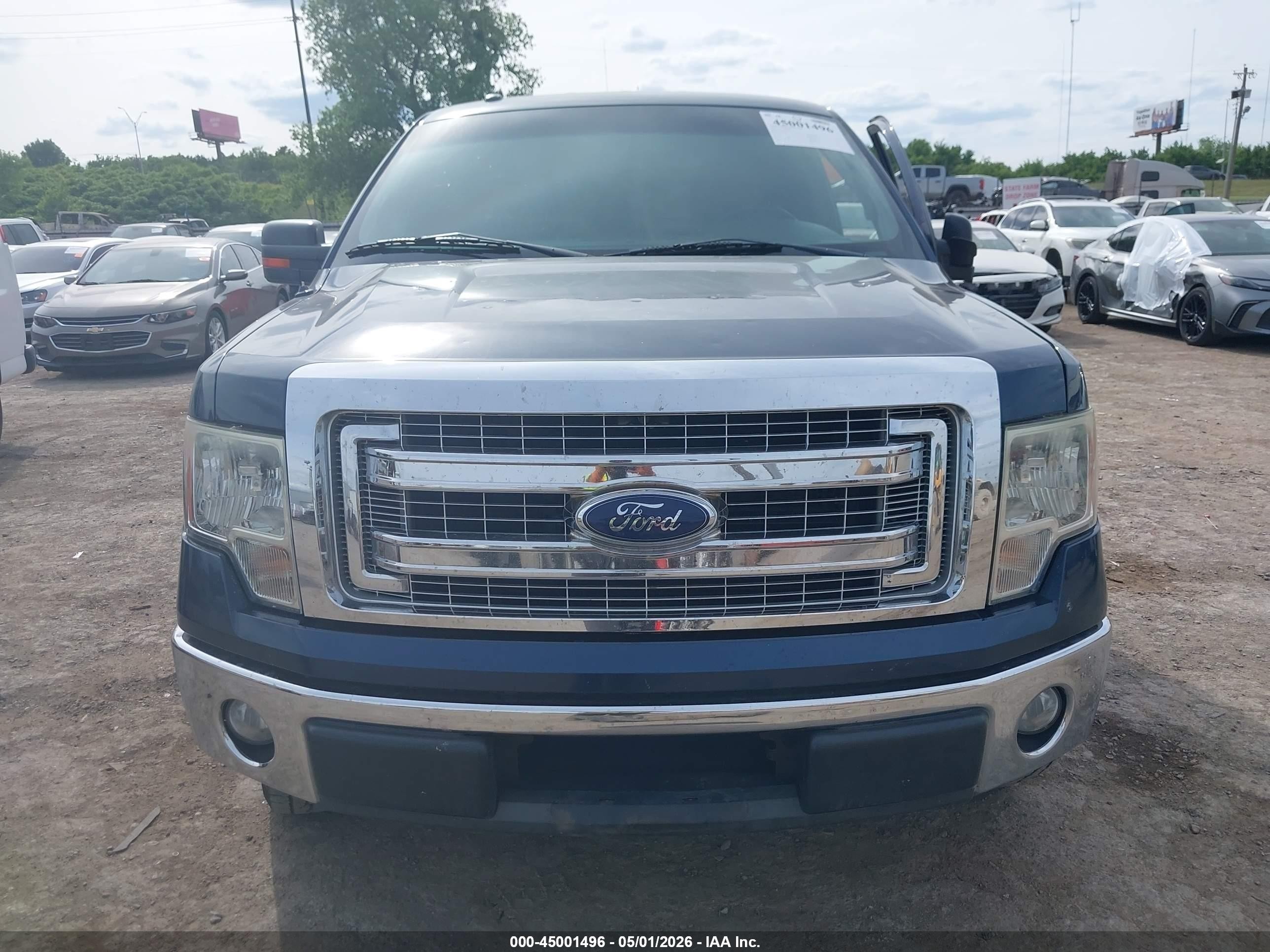 2013 Ford F-150 Xlt Blue vin: 1FTEW1CM2DKE44256