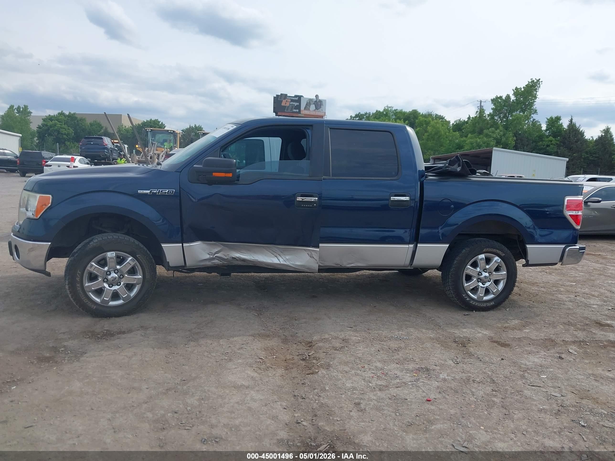 2013 Ford F-150 Xlt Blue vin: 1FTEW1CM2DKE44256