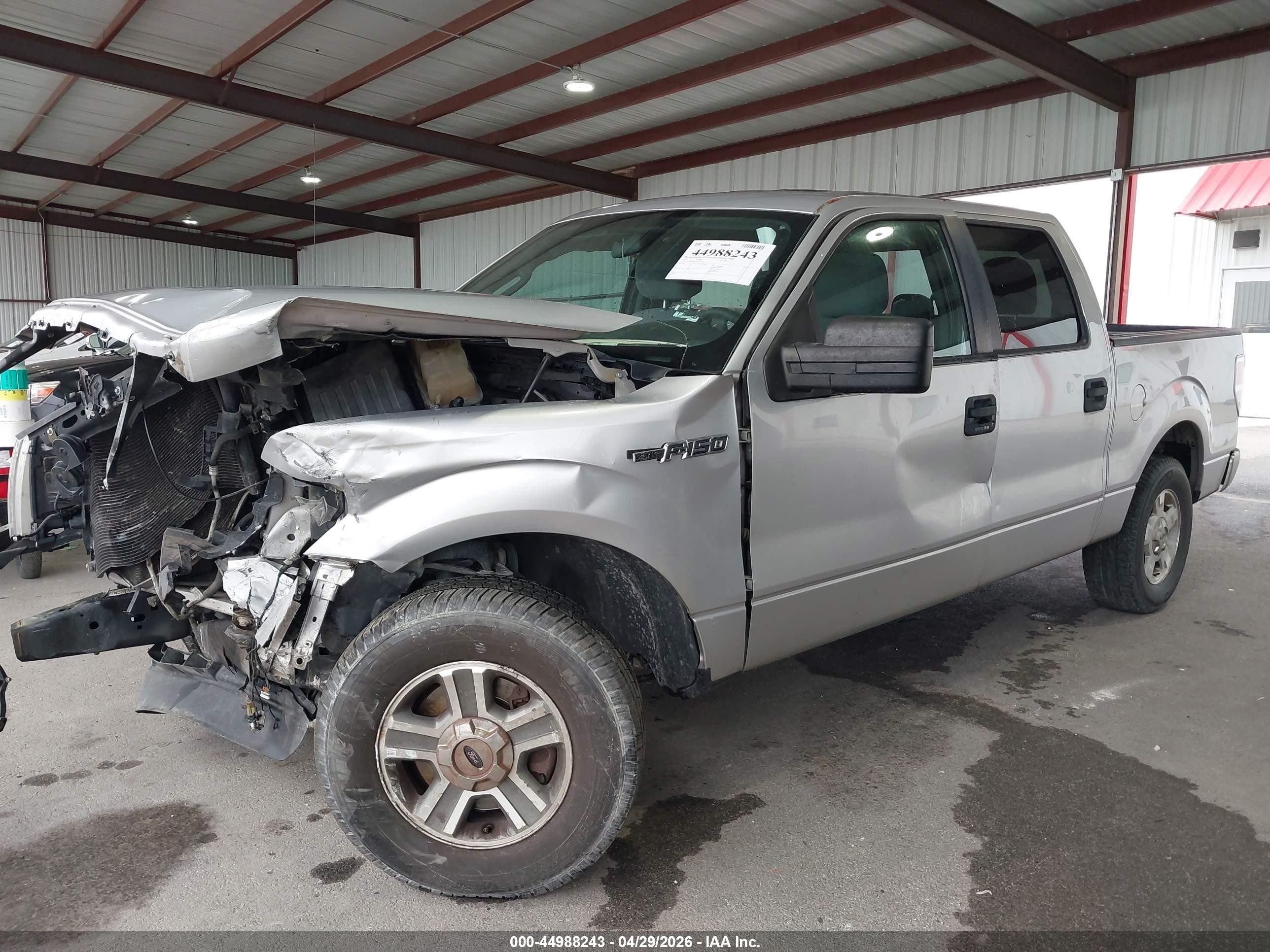 2013 Ford F-150 Xlt Gray vin: 1FTEW1CM2DKG47700