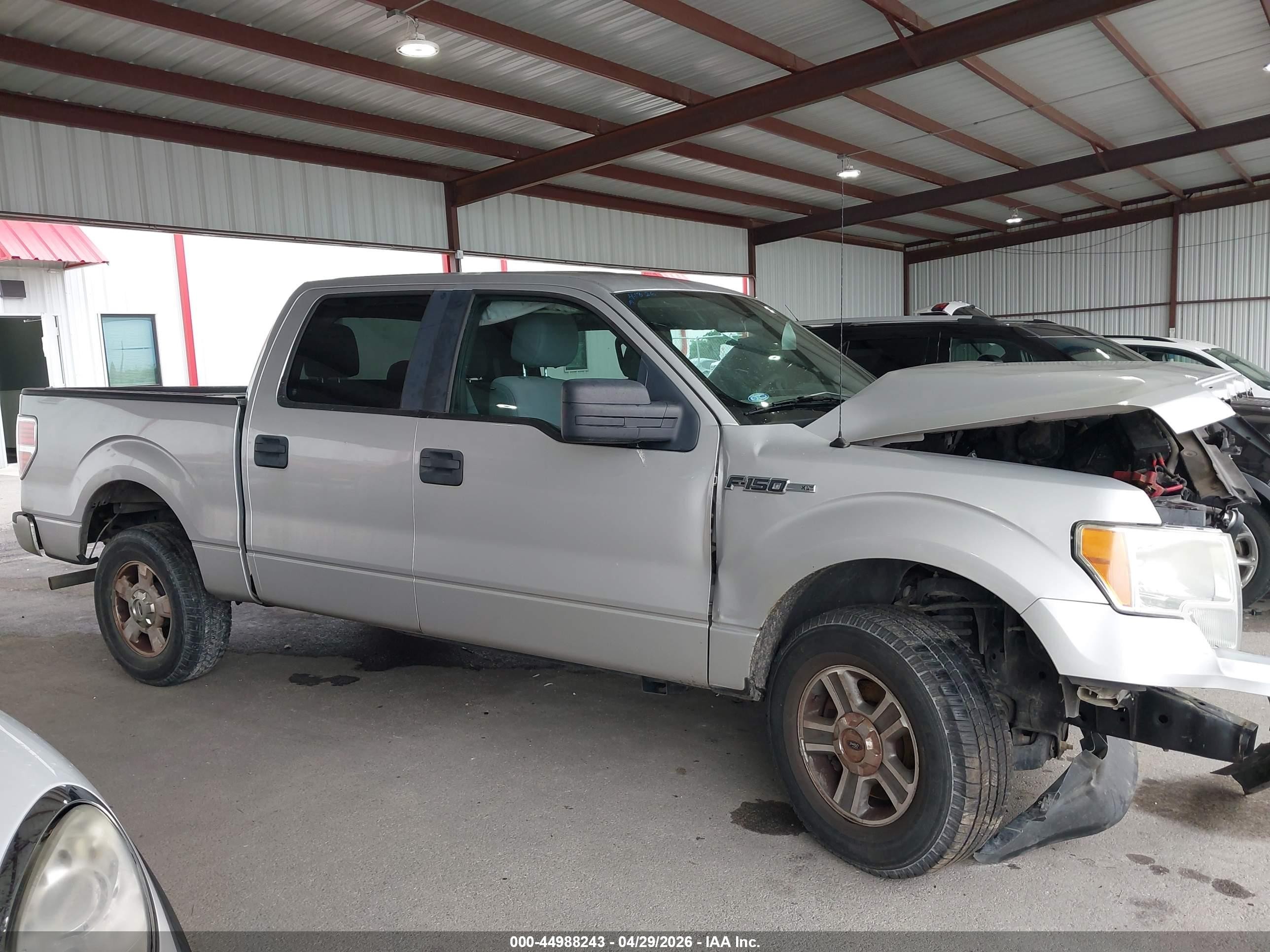 2013 Ford F-150 Xlt Gray vin: 1FTEW1CM2DKG47700
