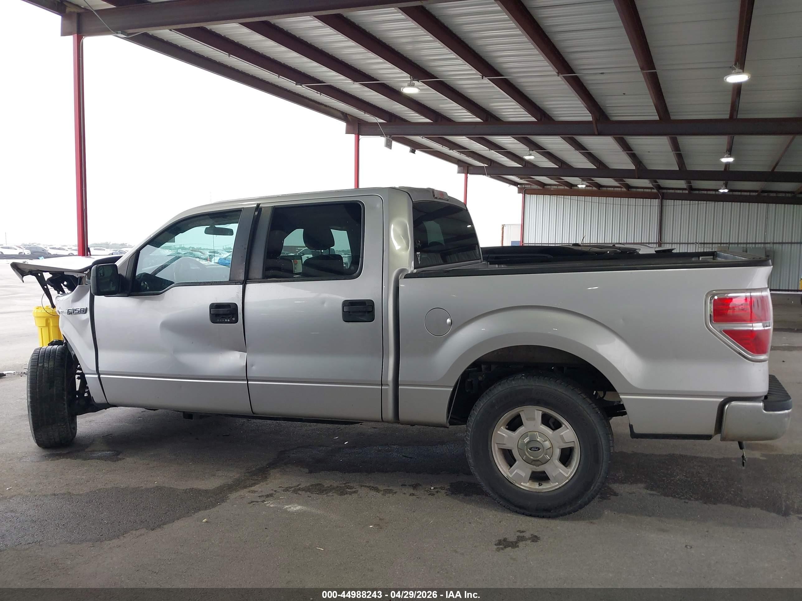 2013 Ford F-150 Xlt Gray vin: 1FTEW1CM2DKG47700