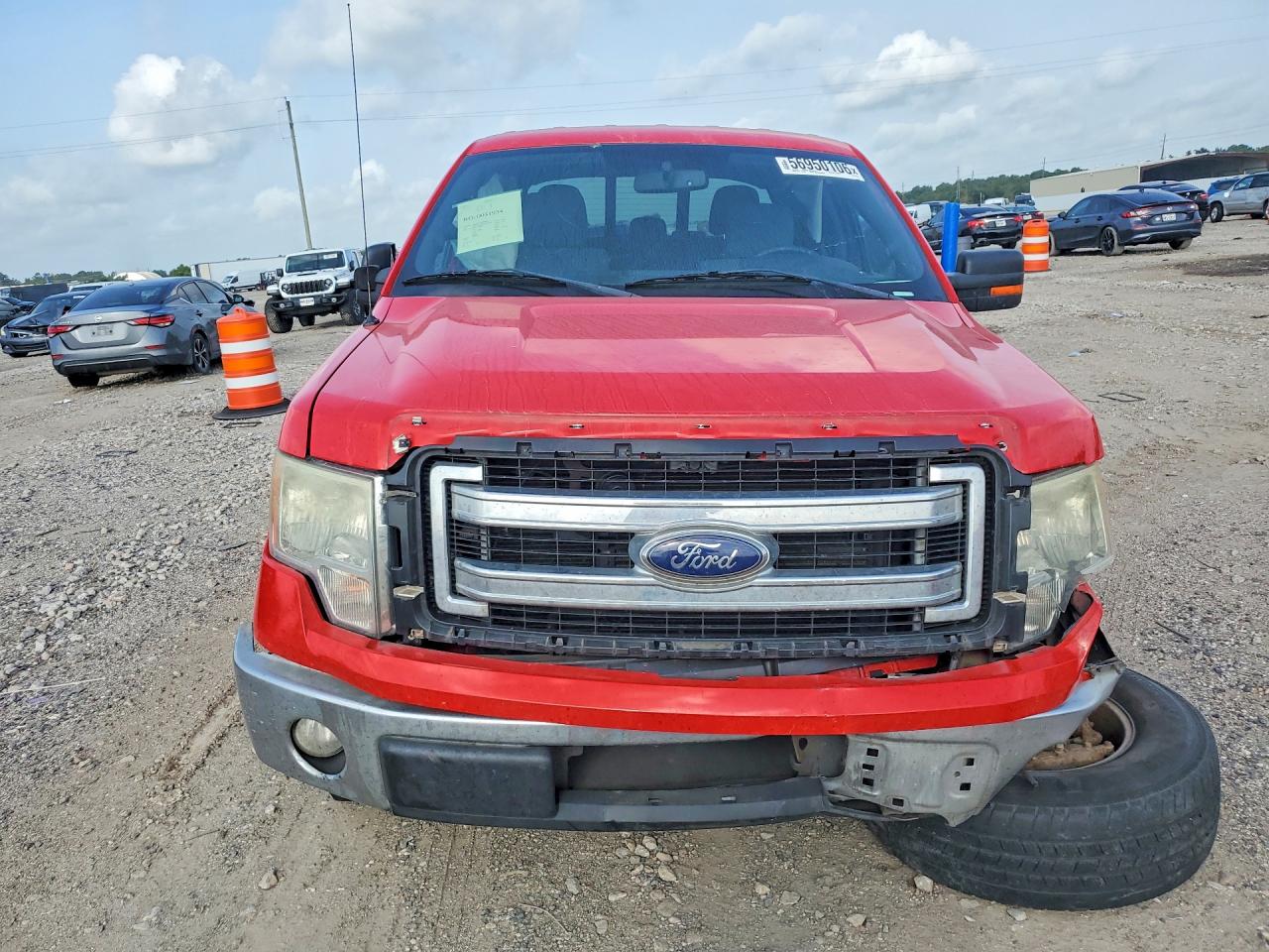 2014 Ford F150 Supercrew Red vin: 1FTEW1CM2EFA78244