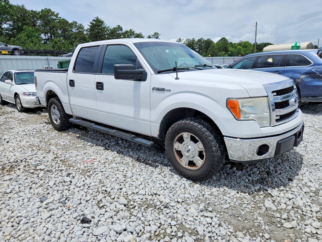 2014 Ford F150 Supercrew White vin: 1FTEW1CM2EKE45019