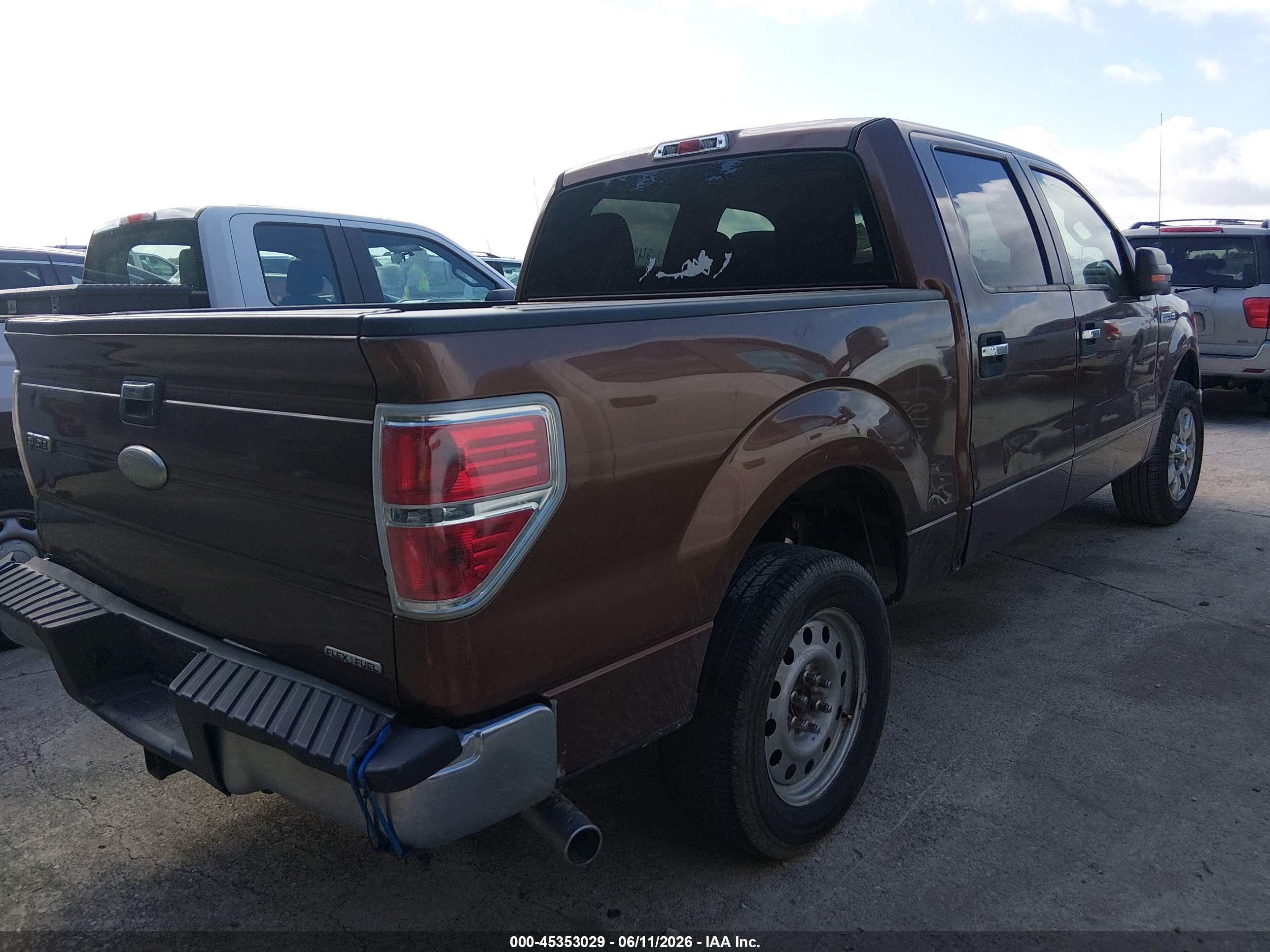 2011 Ford F-150 Xlt Brown vin: 1FTEW1CM3BFC21097