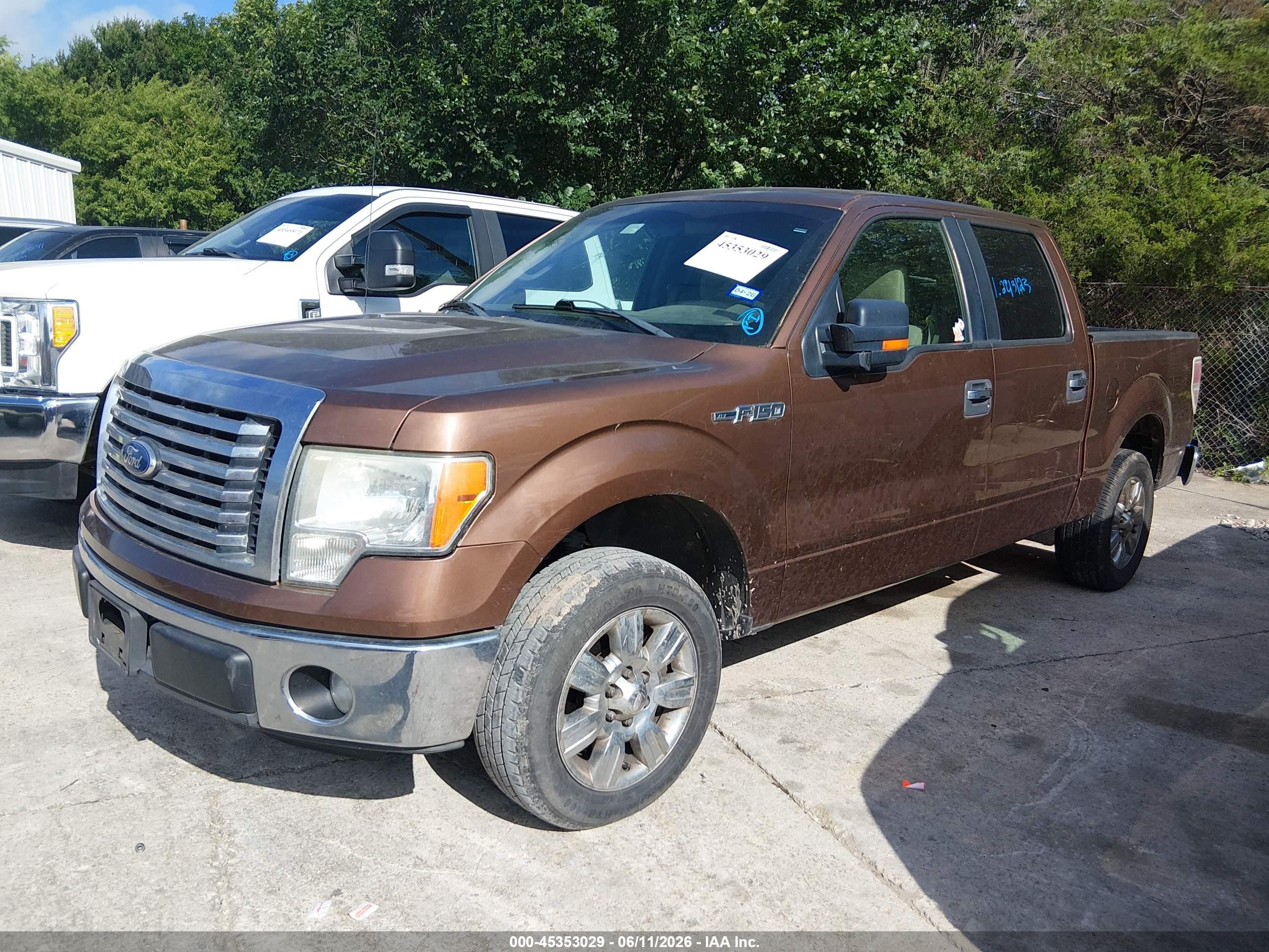 2011 Ford F-150 Xlt Brown vin: 1FTEW1CM3BFC21097