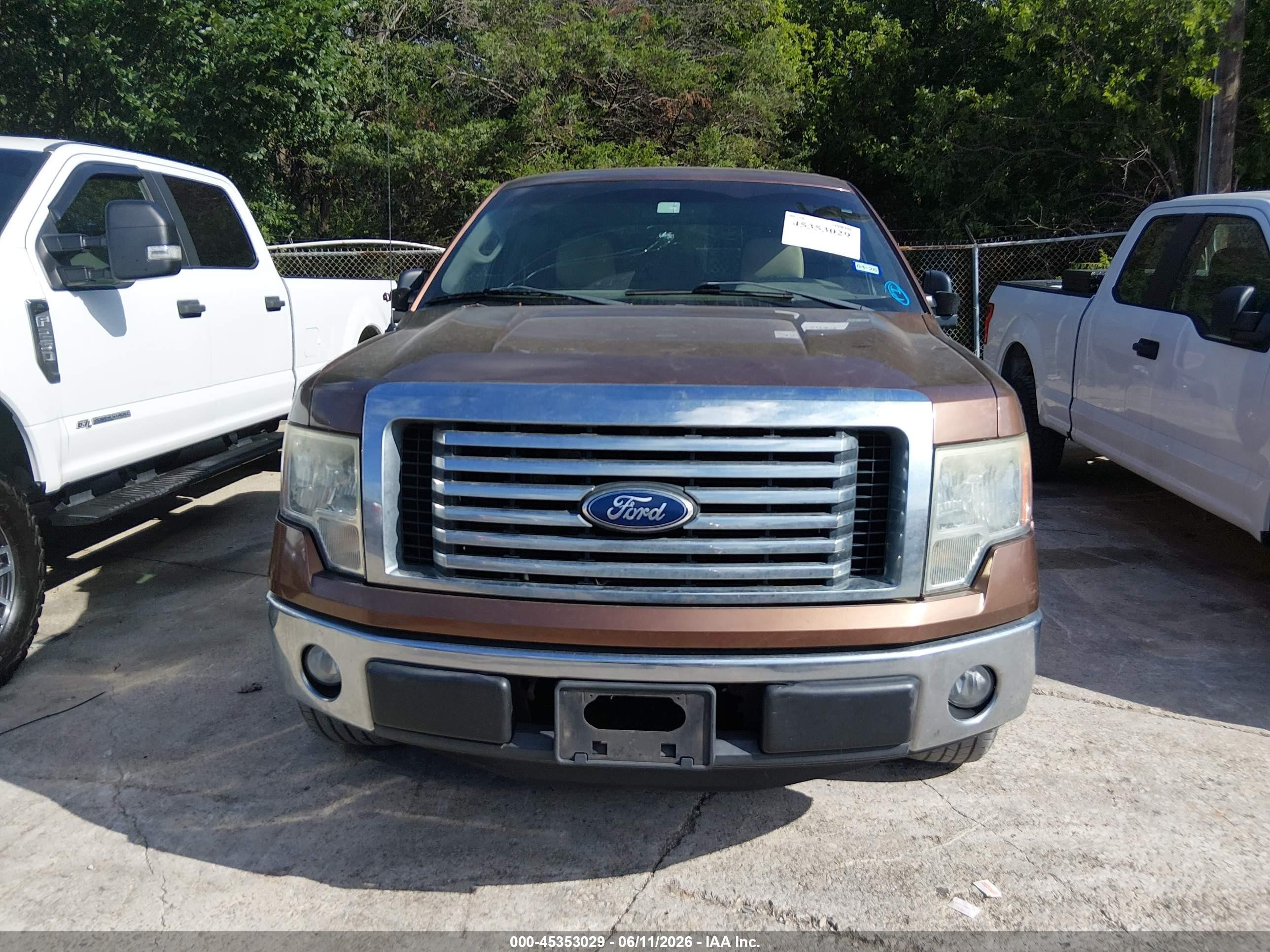 2011 Ford F-150 Xlt Brown vin: 1FTEW1CM3BFC21097