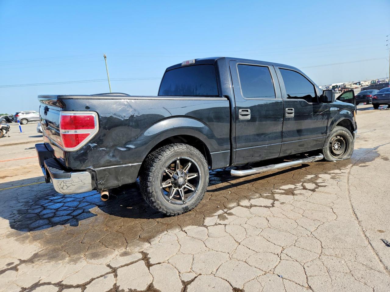 2012 Ford F150 Supercrew Black vin: 1FTEW1CM3CFB29005