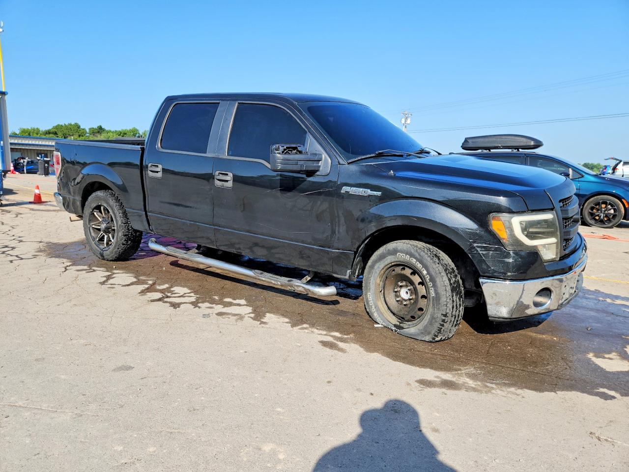 2012 Ford F150 Supercrew Black vin: 1FTEW1CM3CFB29005