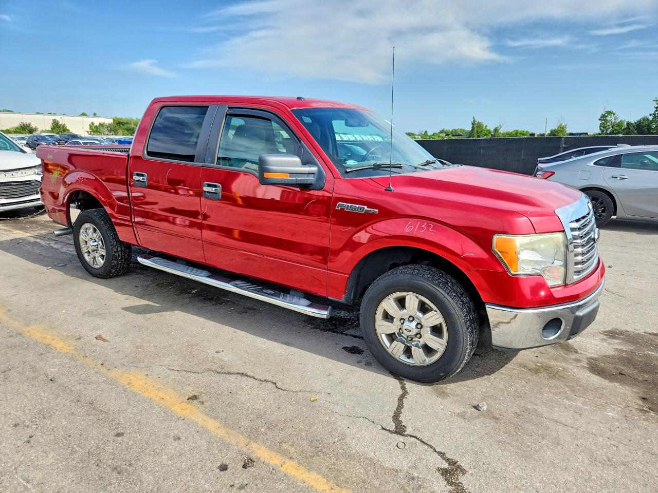 2012 Ford F150 Supercrew Red vin: 1FTEW1CM3CKD71672