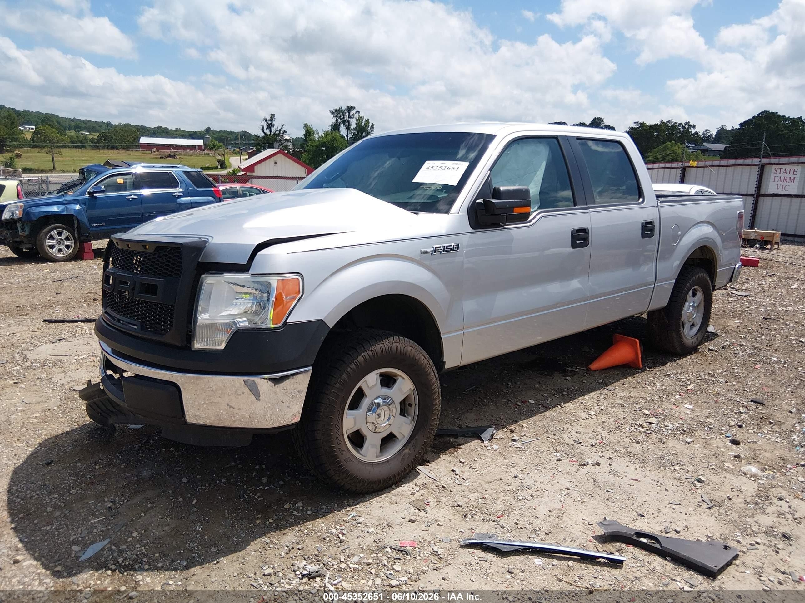 2013 Ford F-150 Xl White vin: 1FTEW1CM3DFA73519