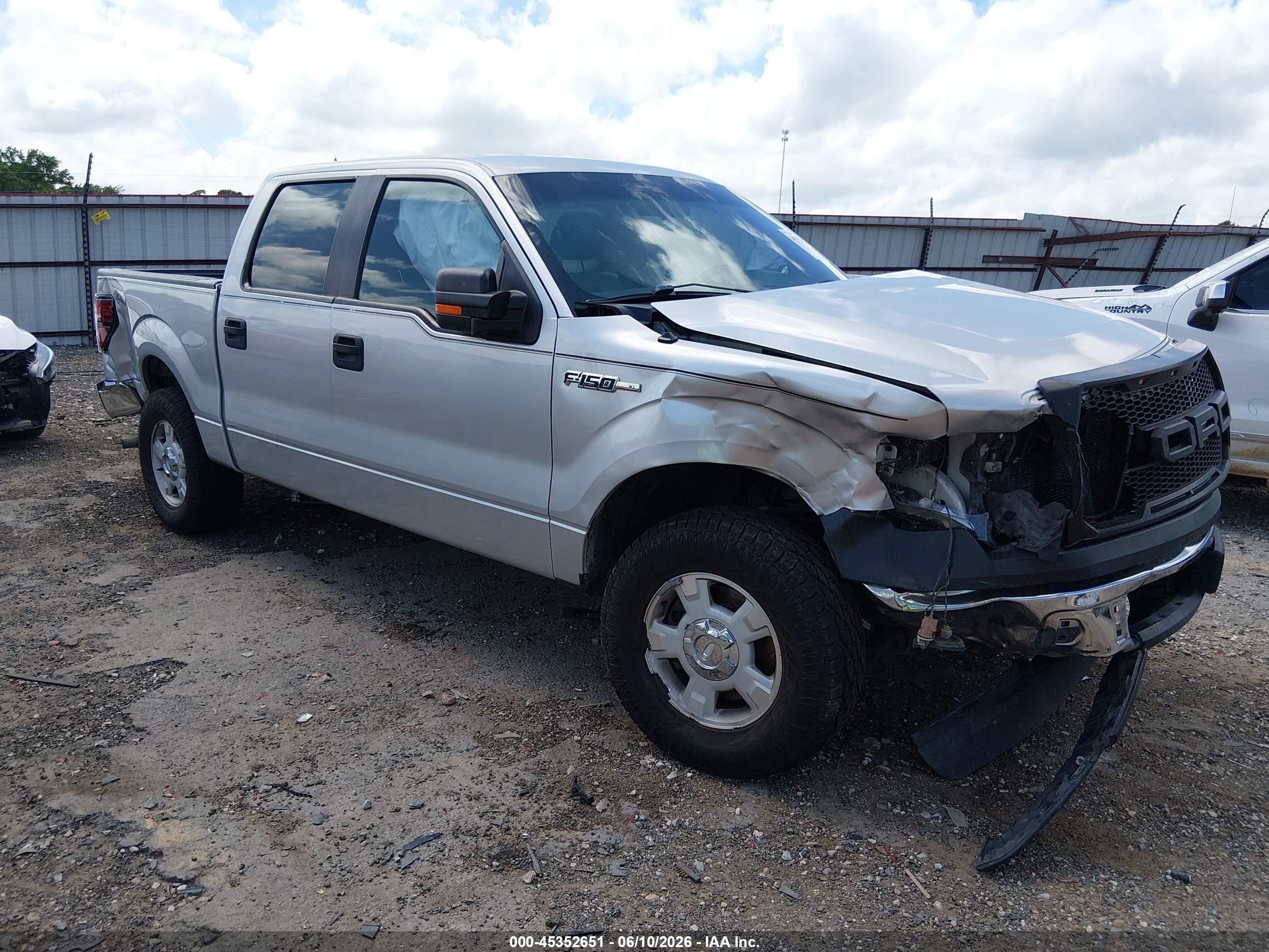 2013 Ford F-150 Xl White vin: 1FTEW1CM3DFA73519