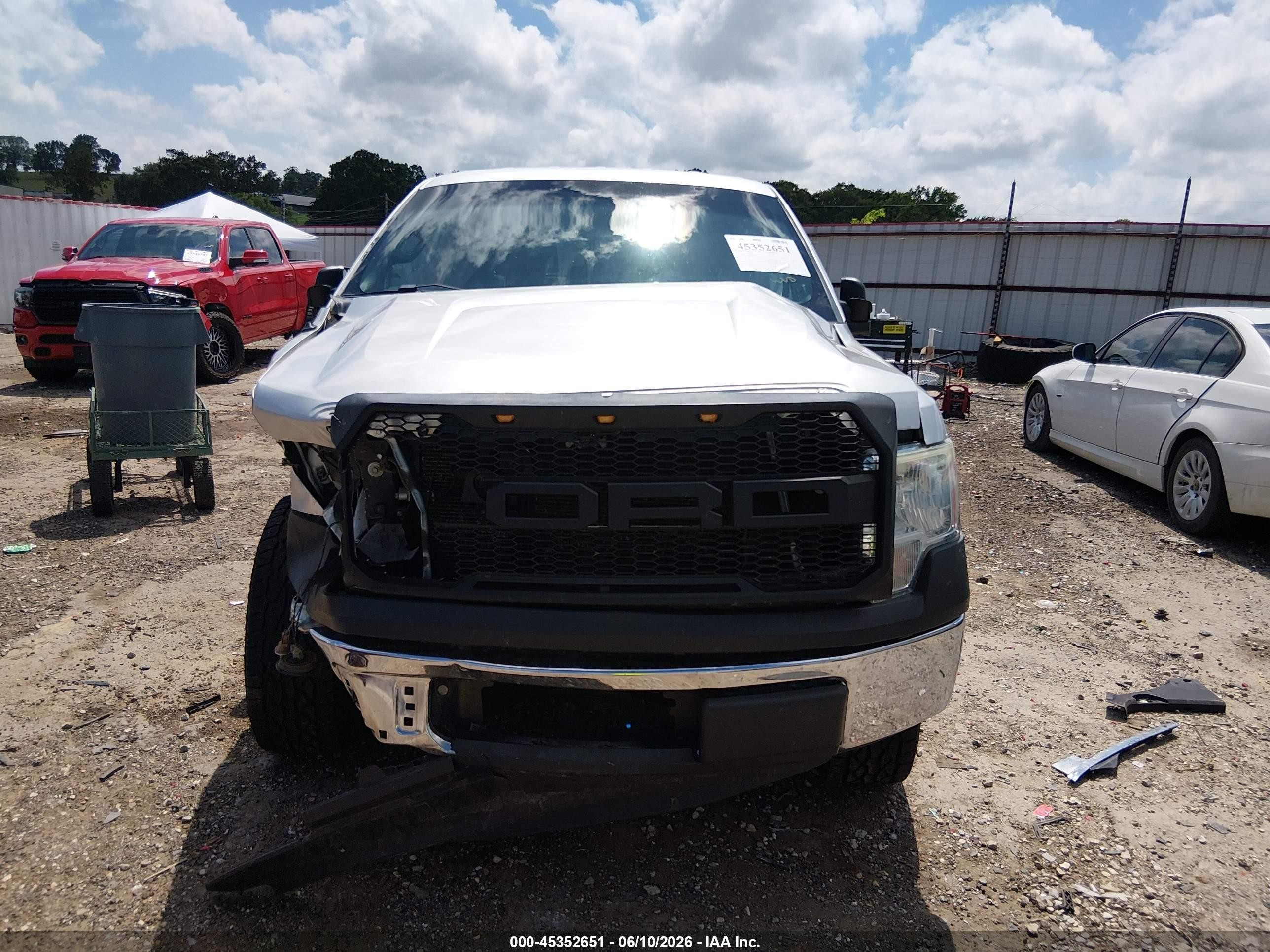 2013 Ford F-150 Xl White vin: 1FTEW1CM3DFA73519