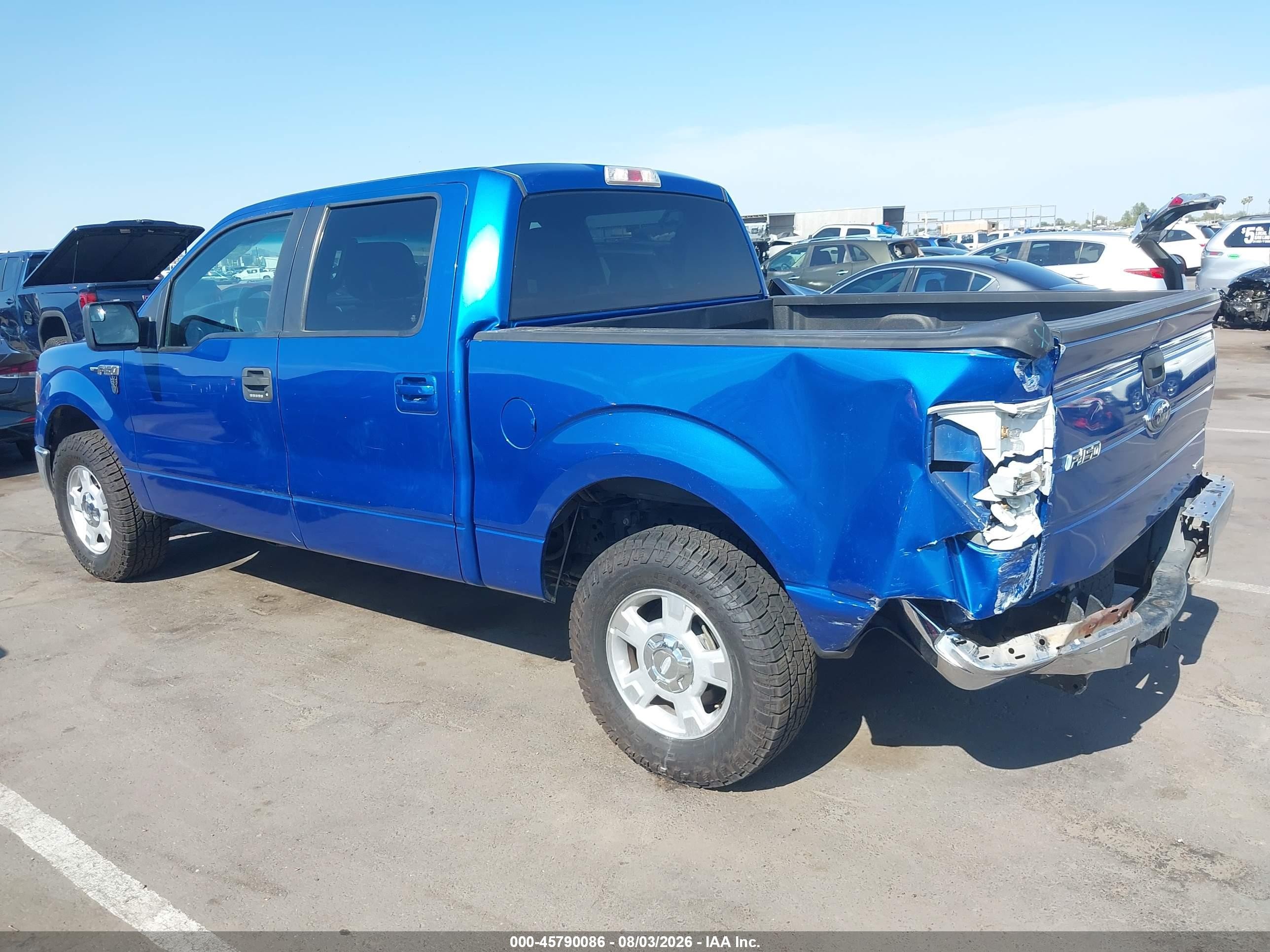 2013 Ford F-150 Xlt Blue vin: 1FTEW1CM3DKD09948