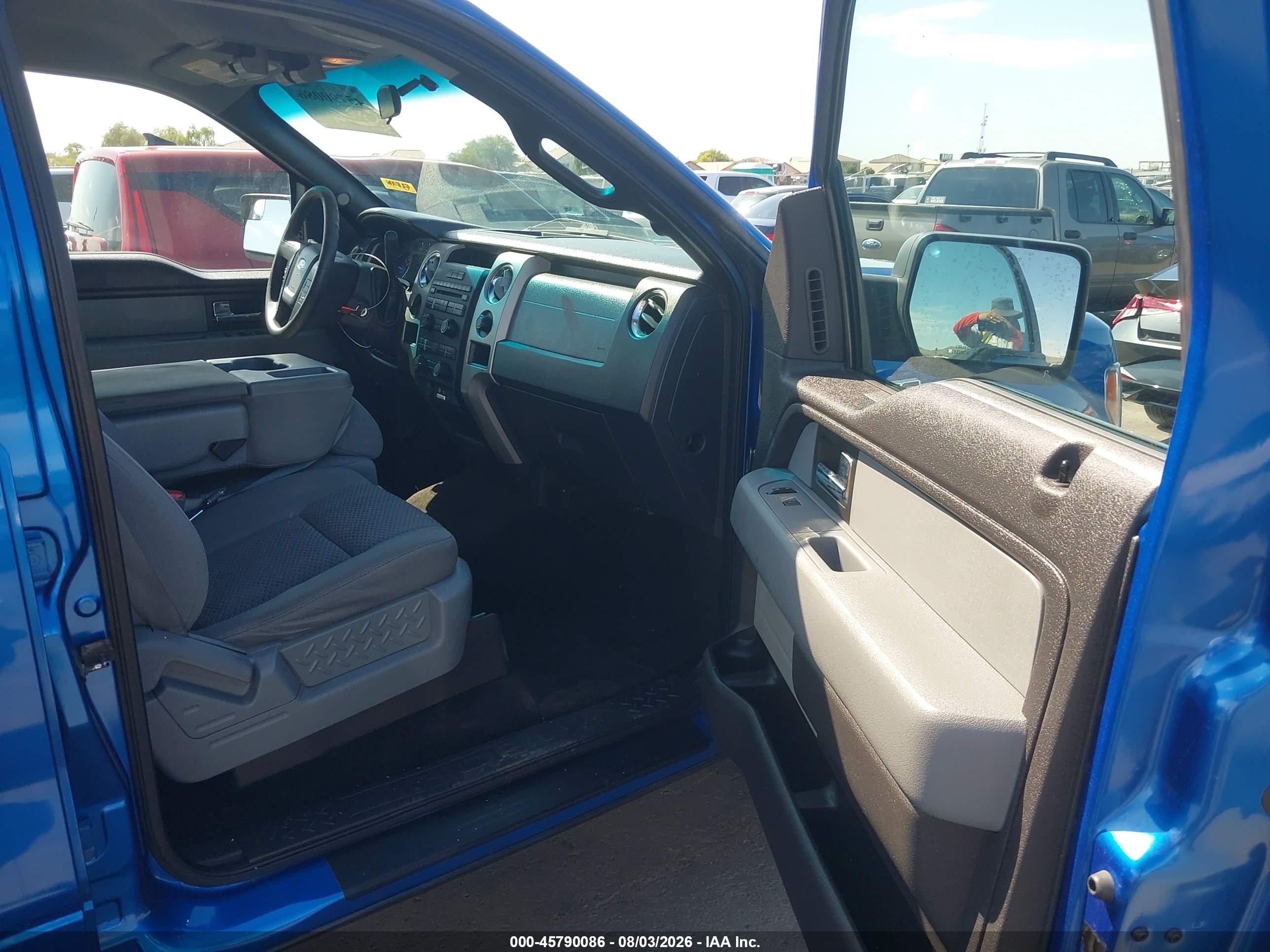 2013 Ford F-150 Xlt Blue vin: 1FTEW1CM3DKD09948