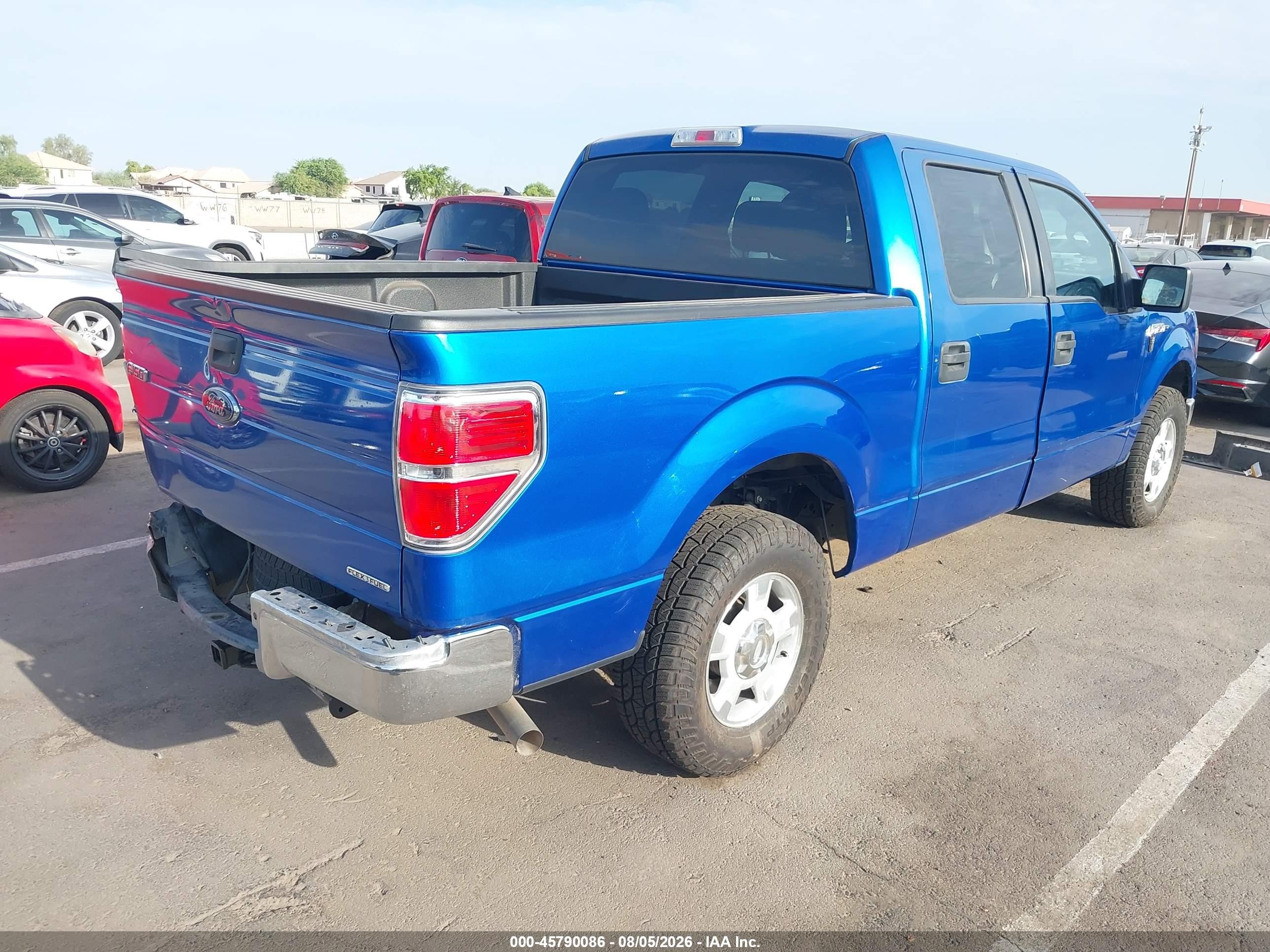 2013 Ford F-150 Xlt Blue vin: 1FTEW1CM3DKD09948