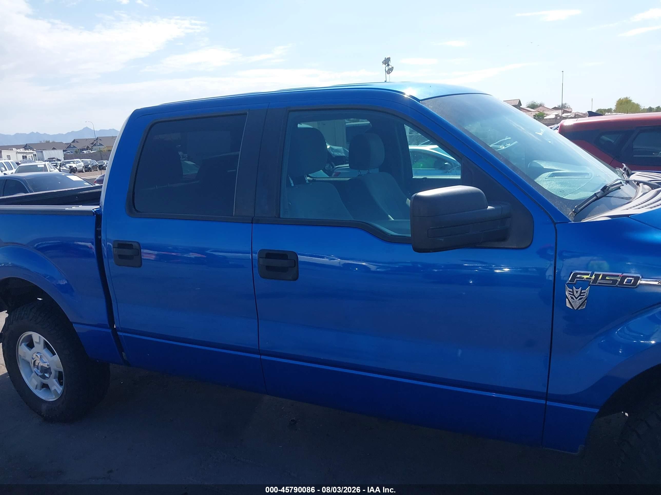 2013 Ford F-150 Xlt Blue vin: 1FTEW1CM3DKD09948