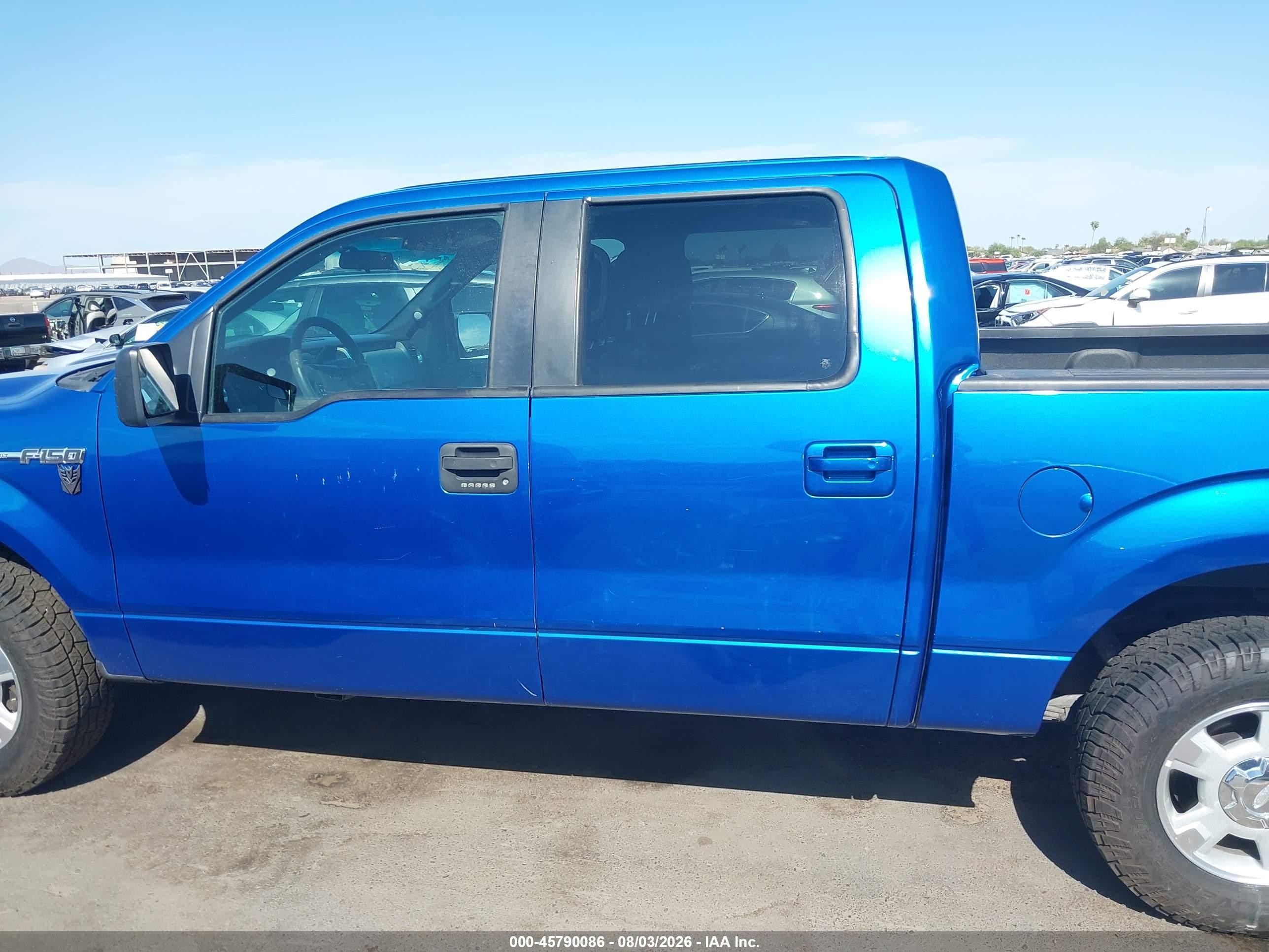 2013 Ford F-150 Xlt Blue vin: 1FTEW1CM3DKD09948