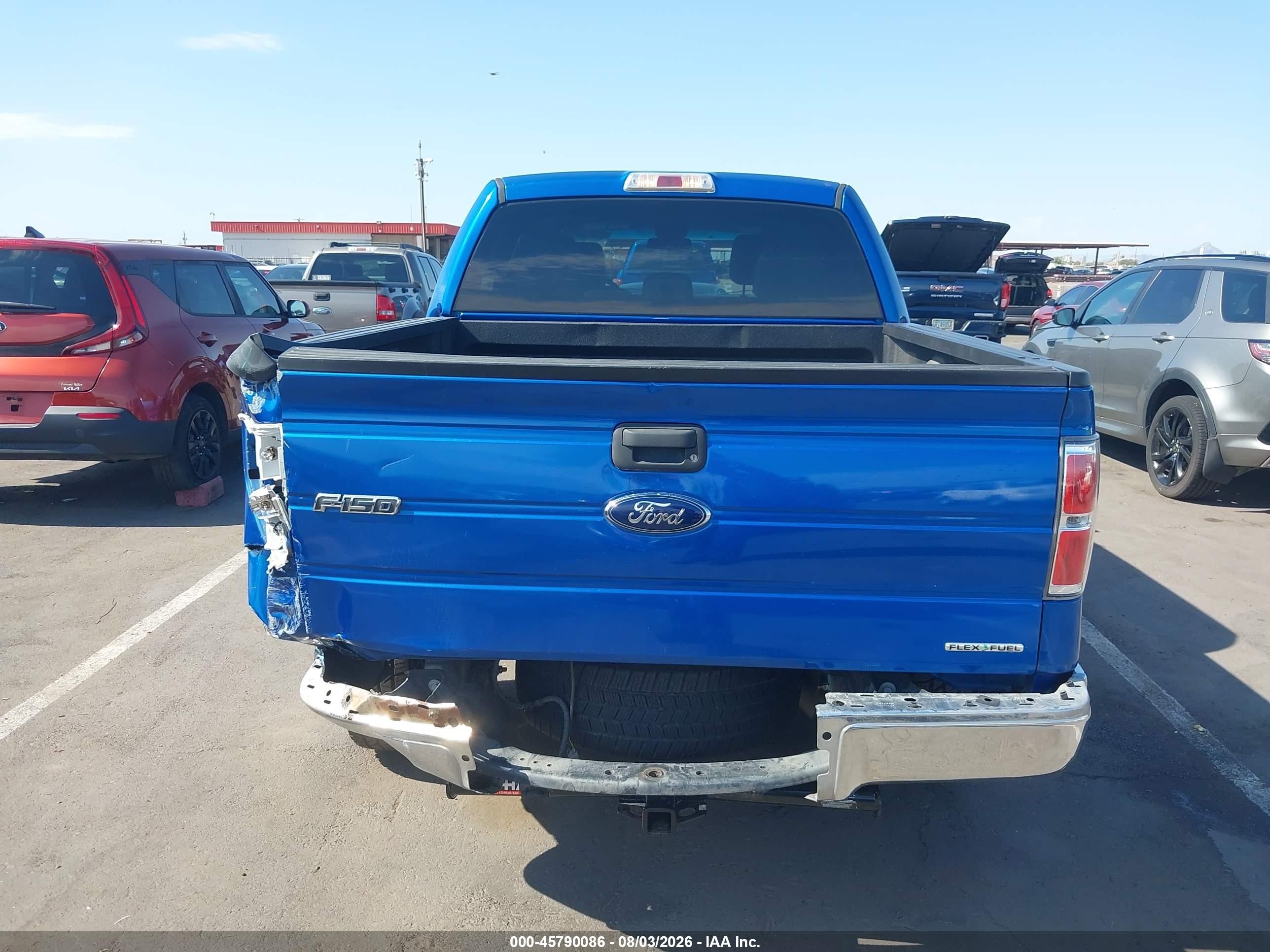 2013 Ford F-150 Xlt Blue vin: 1FTEW1CM3DKD09948