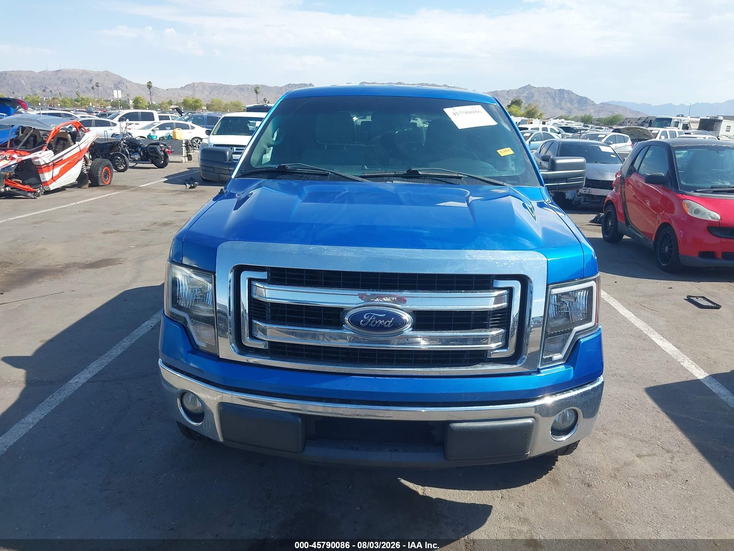 2013 Ford F-150 Xlt Blue vin: 1FTEW1CM3DKD09948
