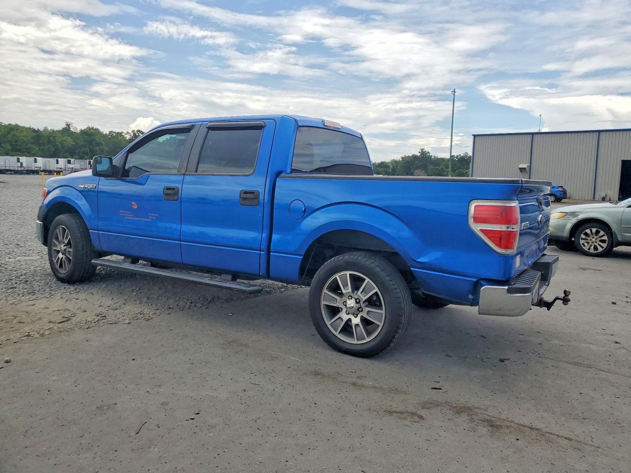 2014 Ford F150 Supercrew Blue vin: 1FTEW1CM3EFB82001
