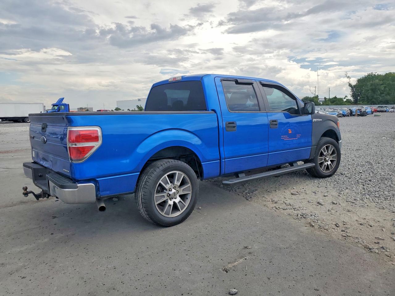 2014 Ford F150 Supercrew Blue vin: 1FTEW1CM3EFB82001