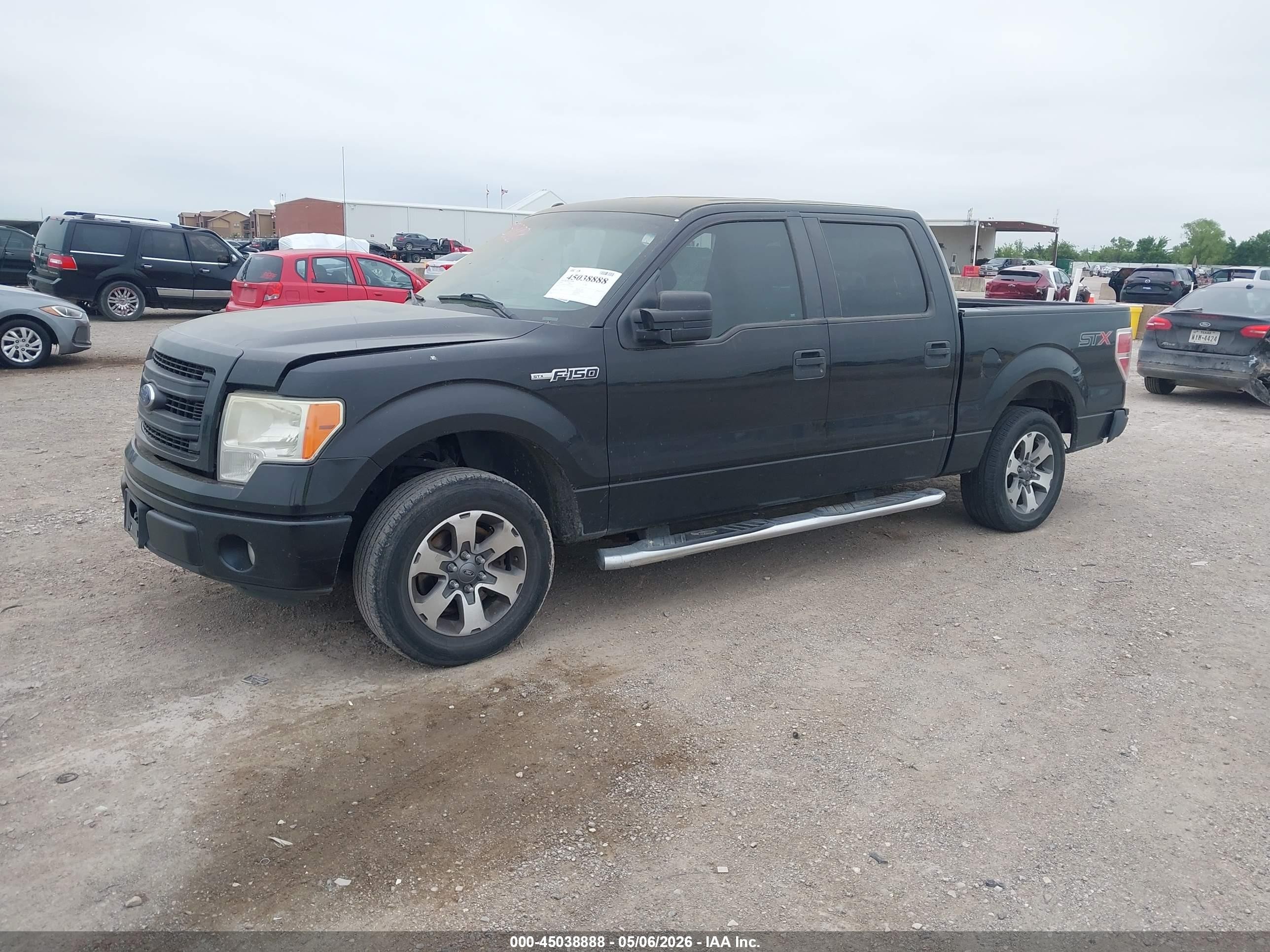 2014 Ford F-150 Stx Black vin: 1FTEW1CM3EKE06391