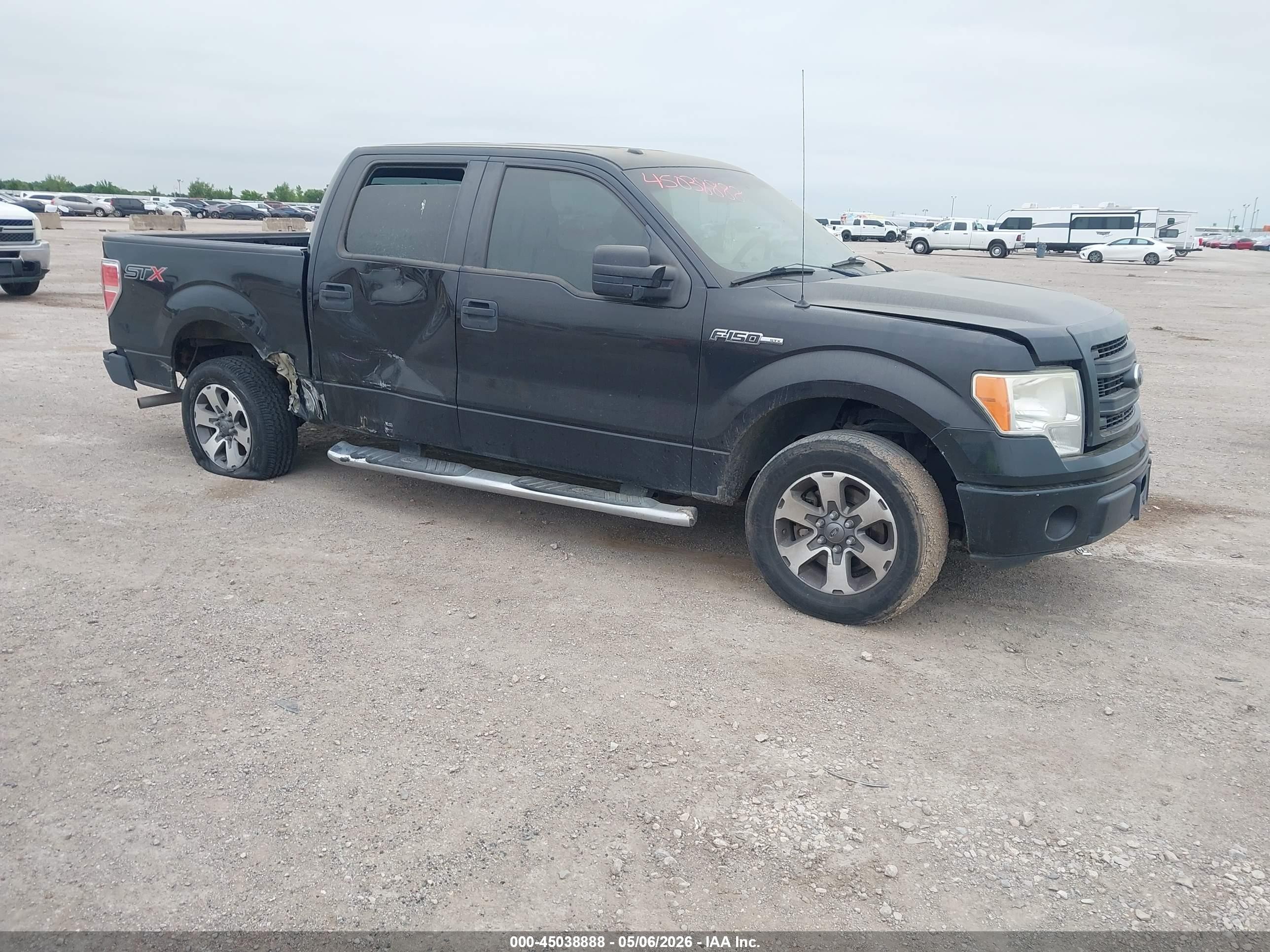 2014 Ford F-150 Stx Black vin: 1FTEW1CM3EKE06391