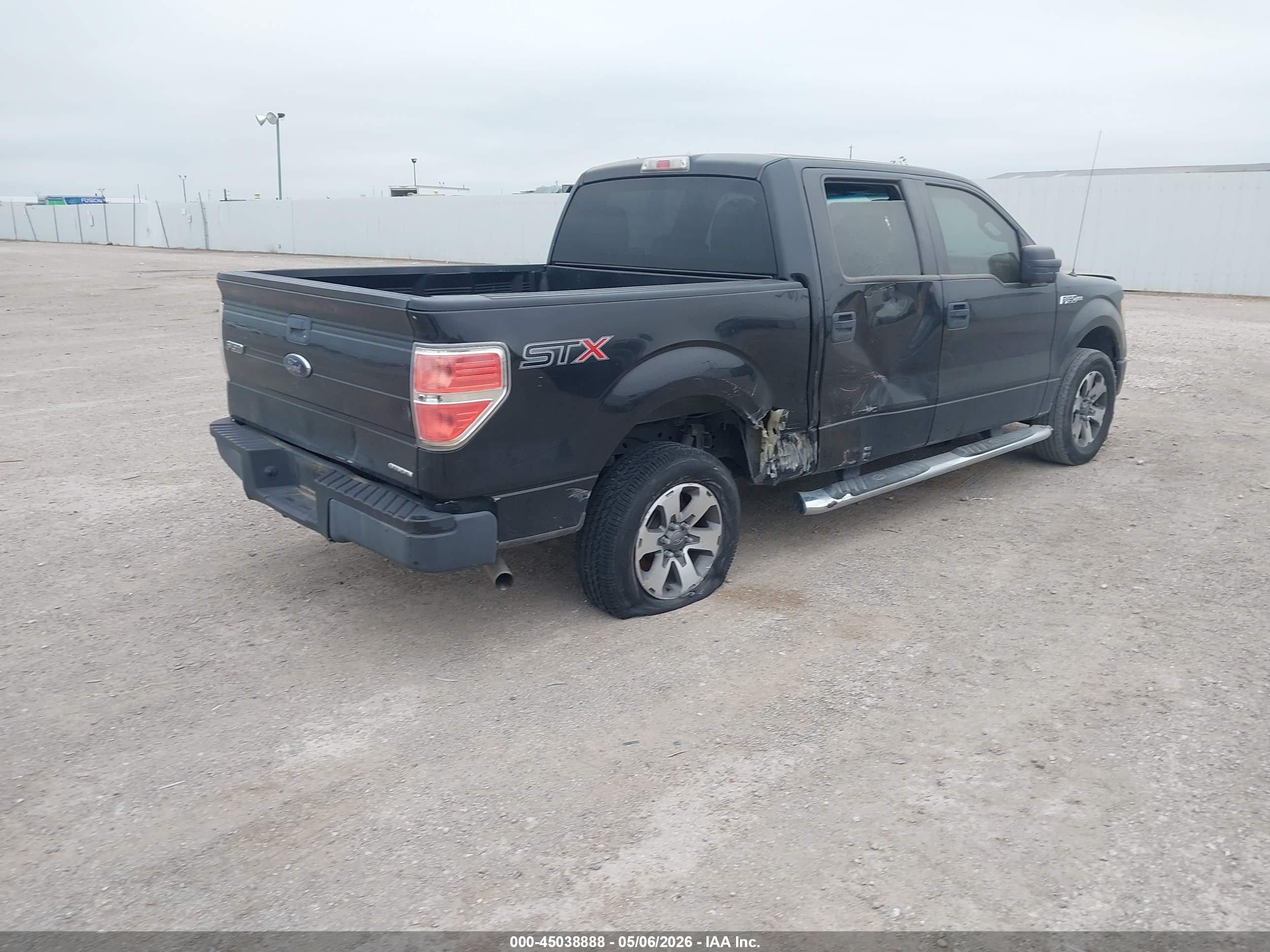 2014 Ford F-150 Stx Black vin: 1FTEW1CM3EKE06391