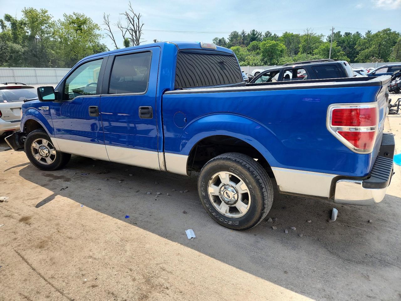 2011 Ford F150 Supercrew Blue vin: 1FTEW1CM4BFC75802