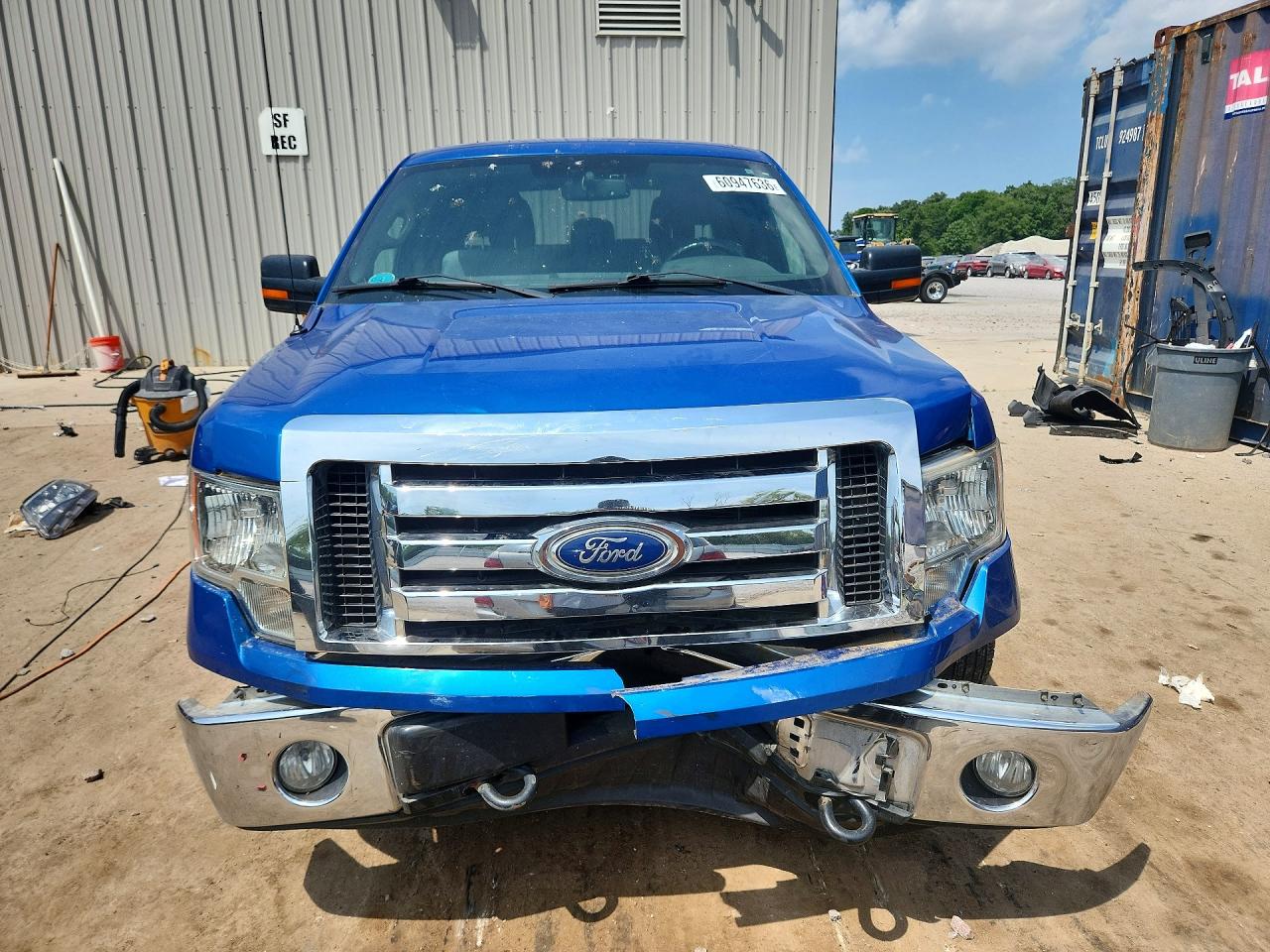 2011 Ford F150 Supercrew Blue vin: 1FTEW1CM4BFC75802