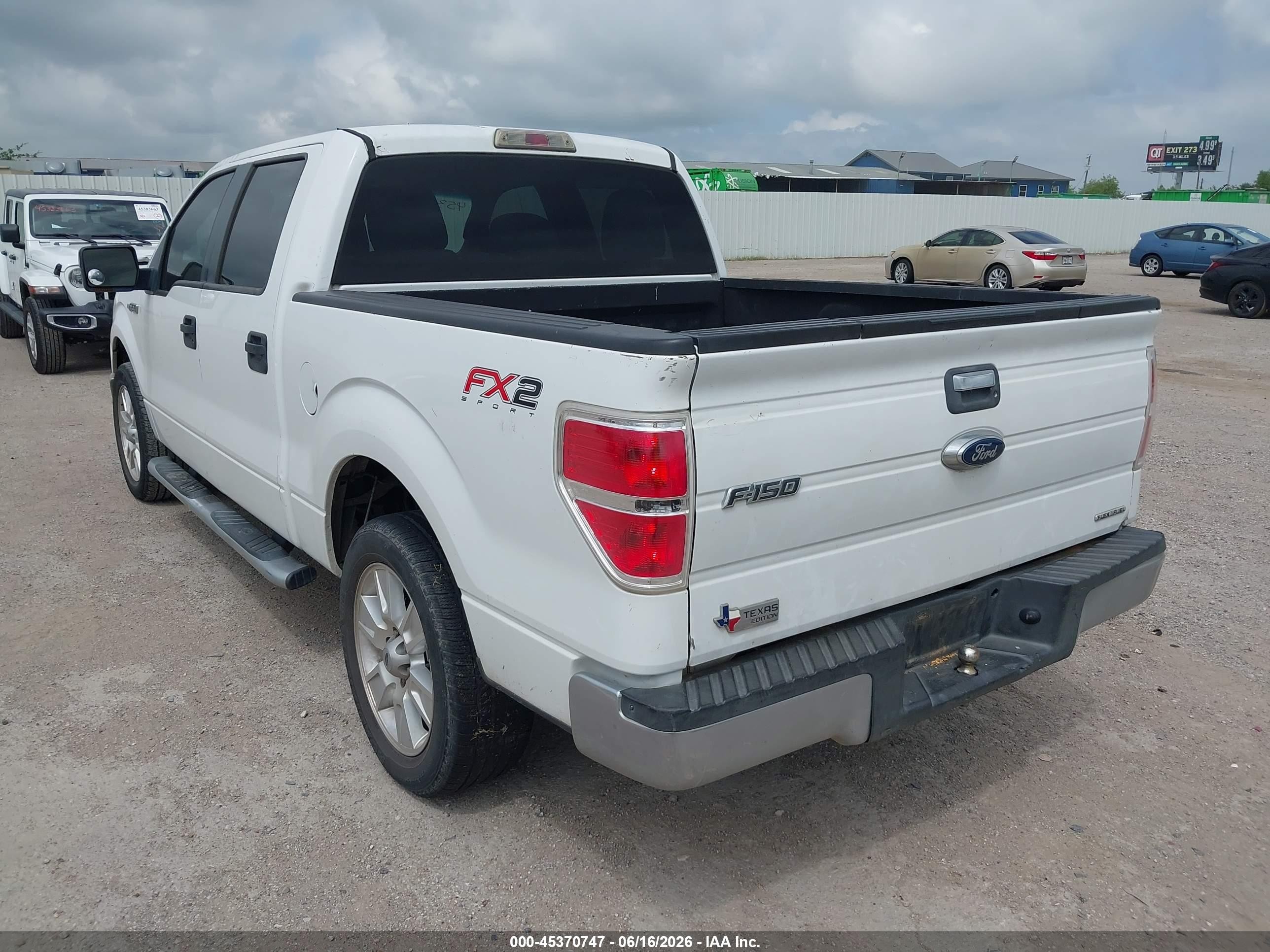 2011 Ford F-150 Xlt White vin: 1FTEW1CM4BKD47623