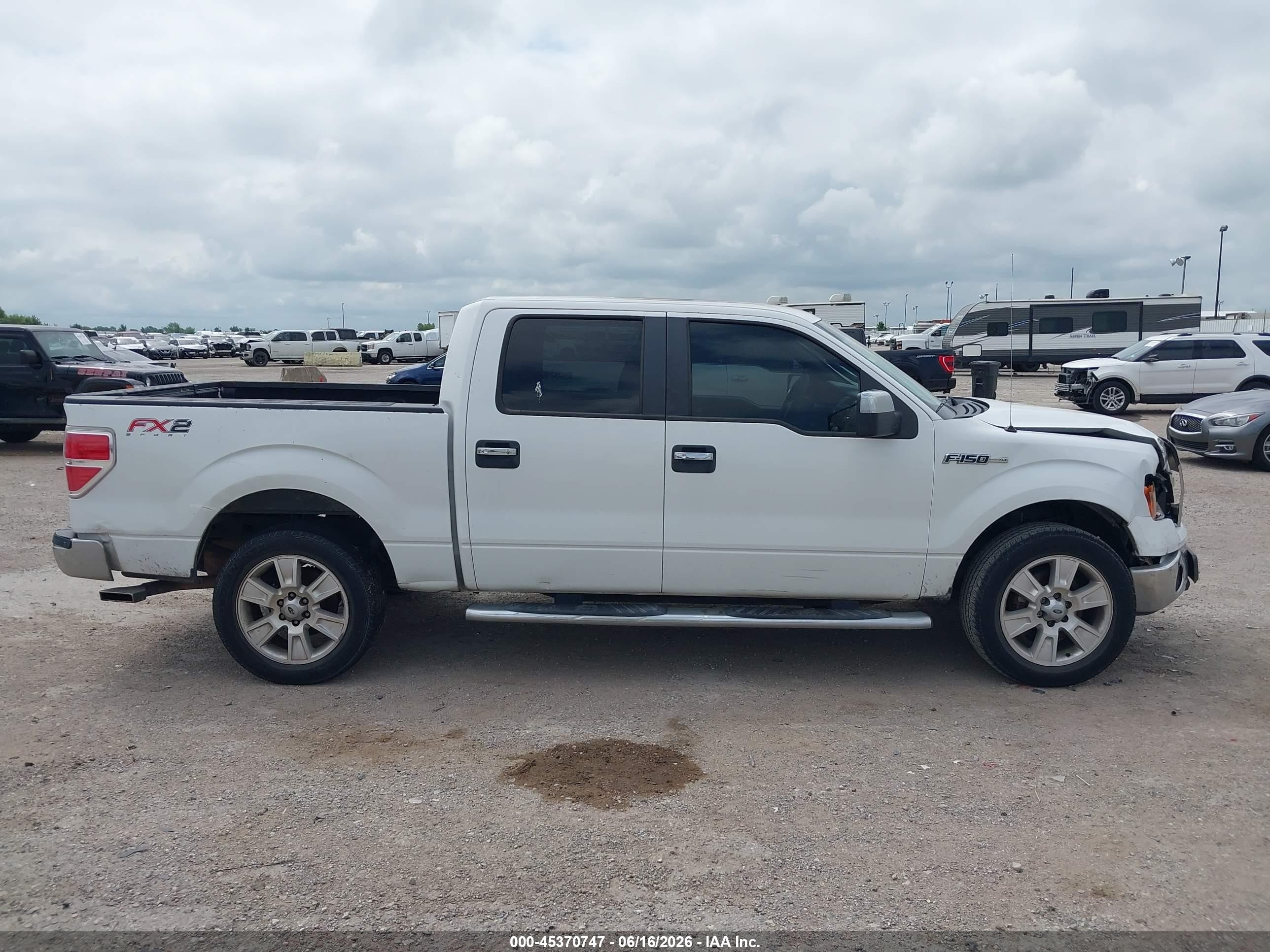 2011 Ford F-150 Xlt White vin: 1FTEW1CM4BKD47623