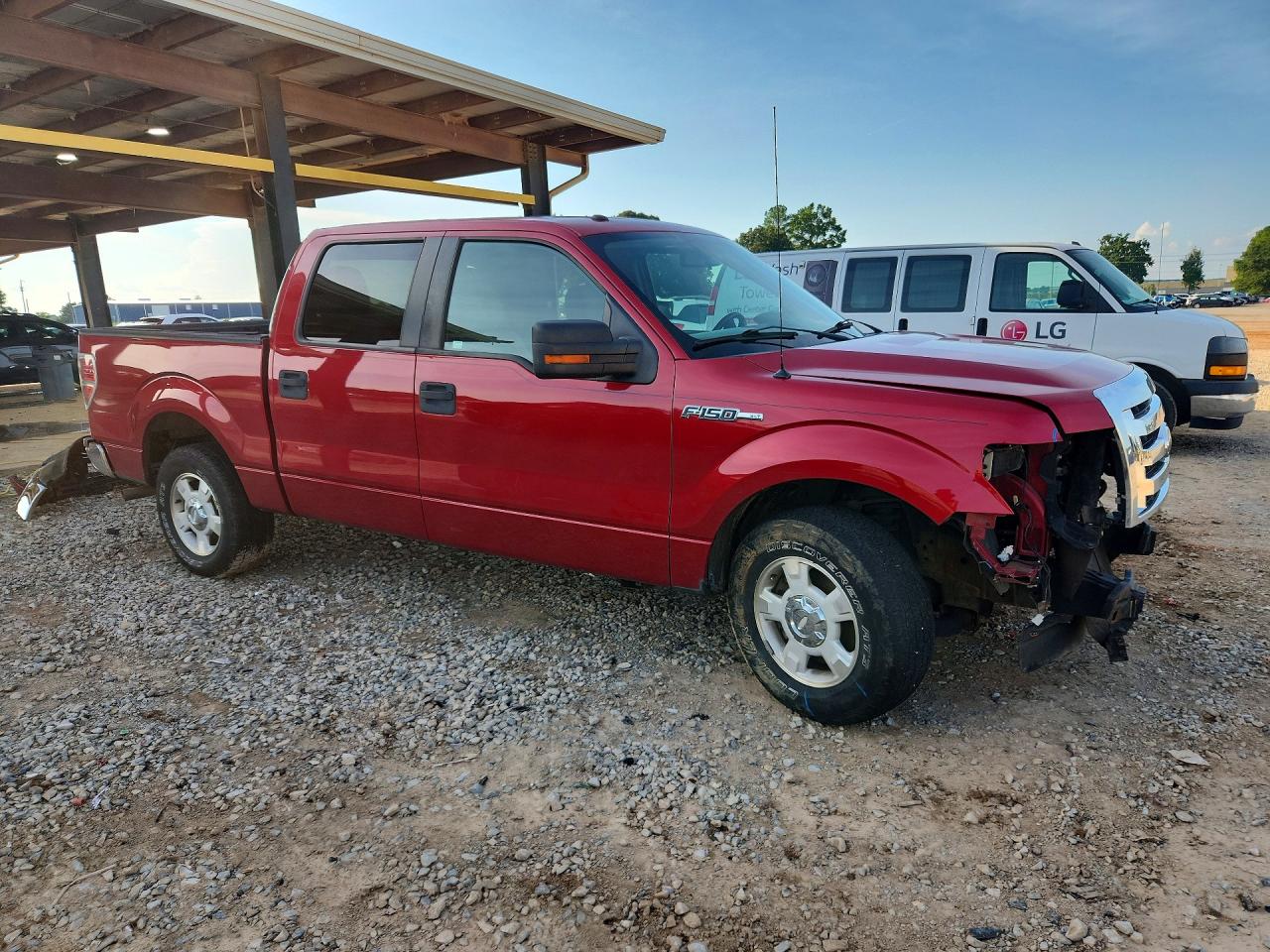 2012 Ford F150 Supercrew Red vin: 1FTEW1CM4CFA17801