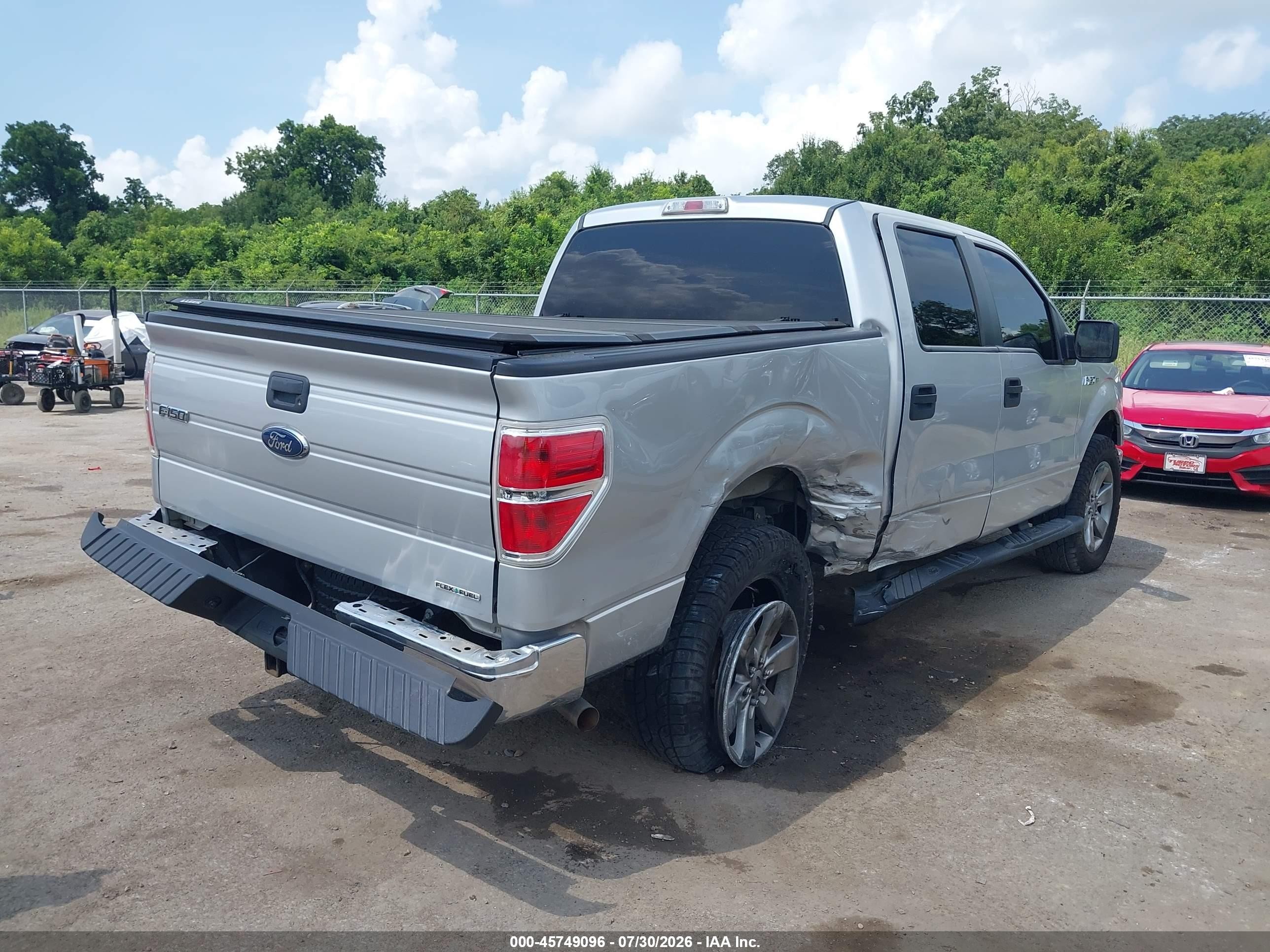 2012 Ford F-150 Xlt Silver vin: 1FTEW1CM4CFA48448