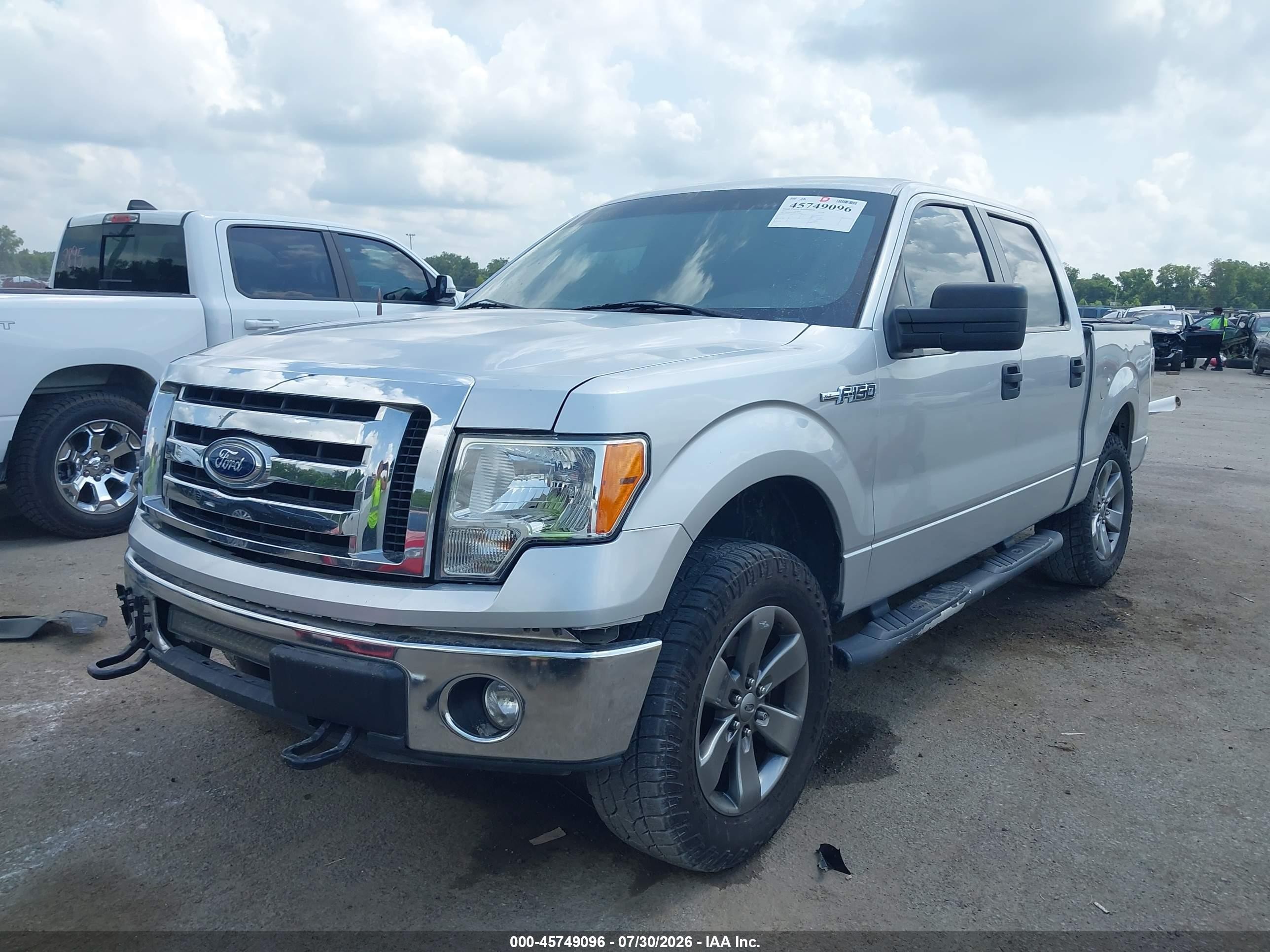 2012 Ford F-150 Xlt Silver vin: 1FTEW1CM4CFA48448