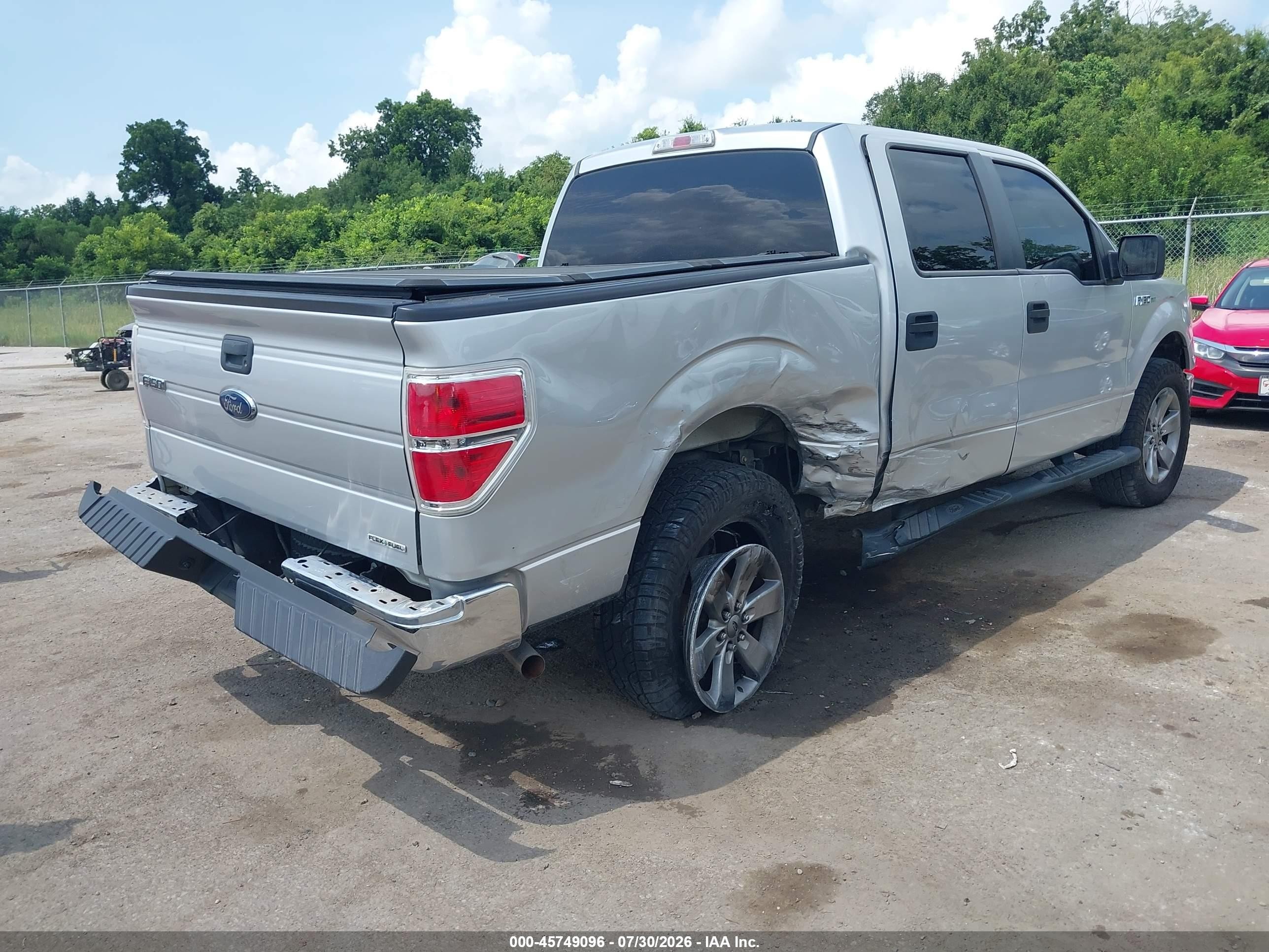 2012 Ford F-150 Xlt Silver vin: 1FTEW1CM4CFA48448