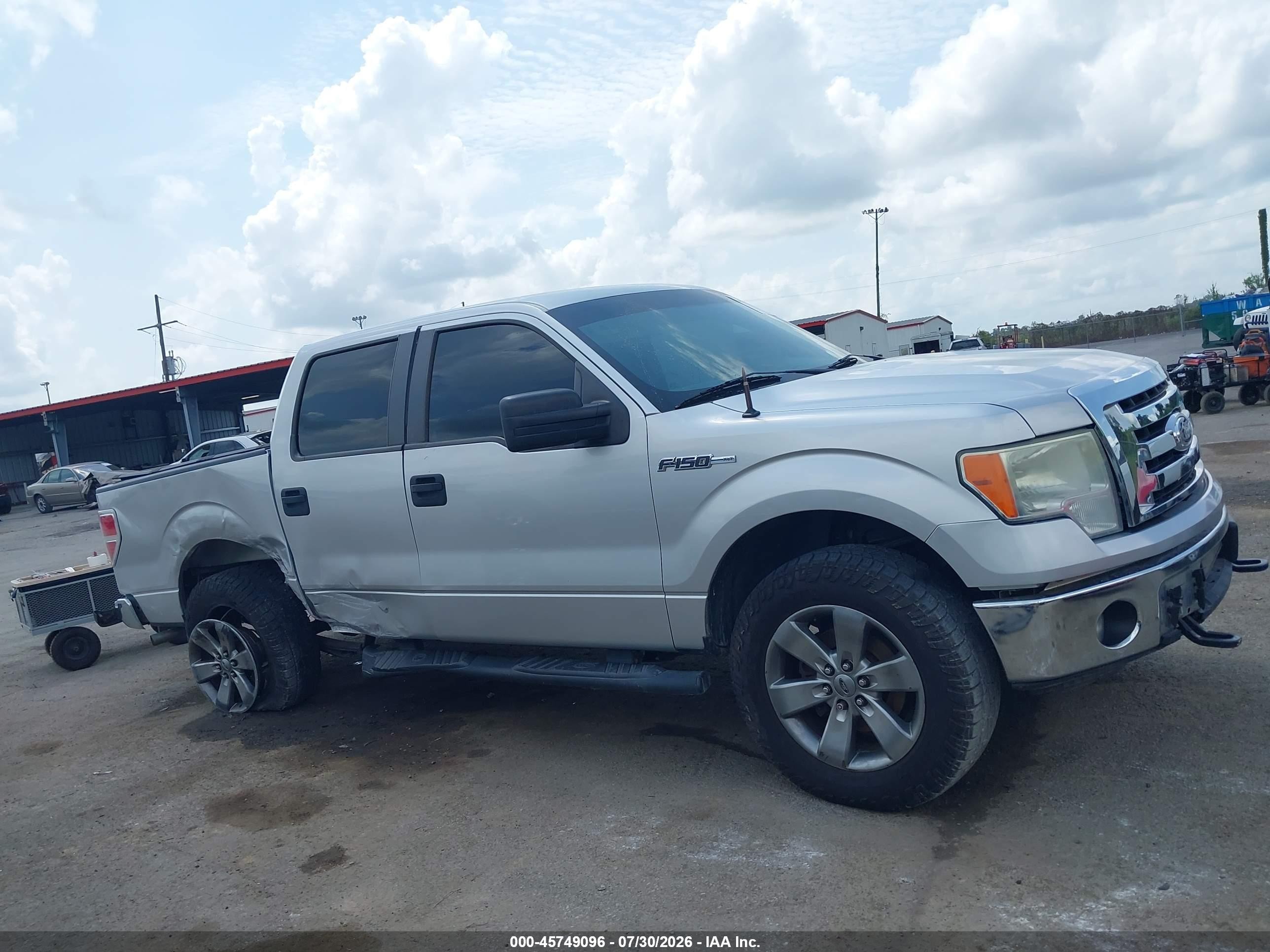 2012 Ford F-150 Xlt Silver vin: 1FTEW1CM4CFA48448