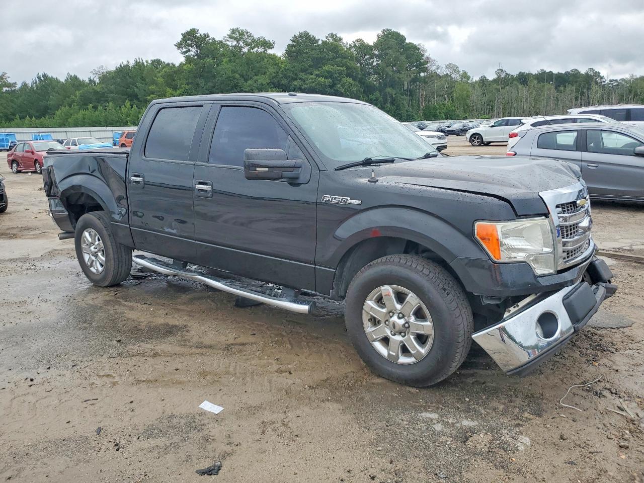 2014 Ford F150 Supercrew Черный vin: 1FTEW1CM4EFA57976